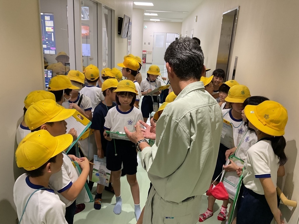 飛騨市クリーンセンター見学の様子(4)