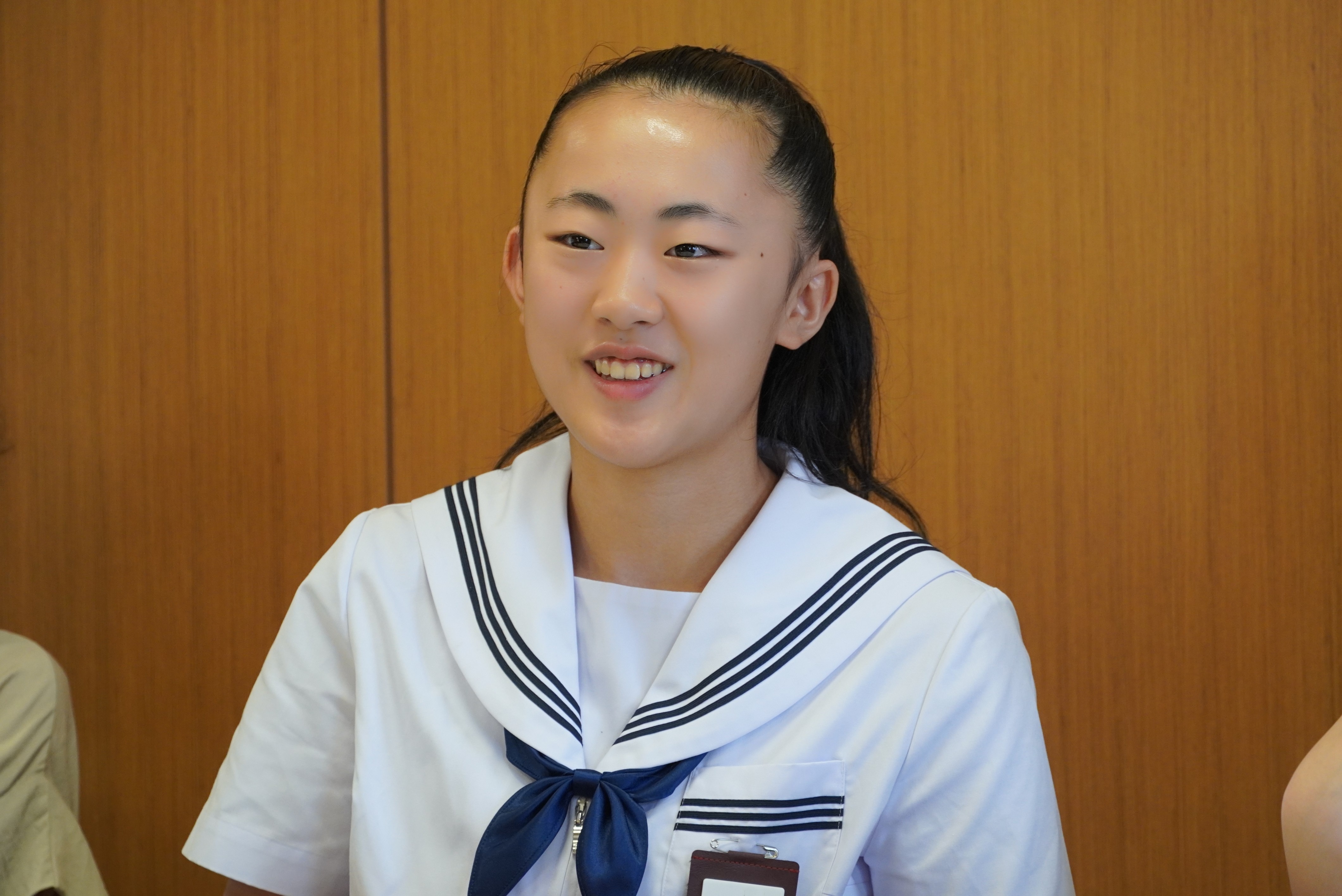 東海中学校総合体育大会新体操競技へ出場する選手へ激励会が行われました