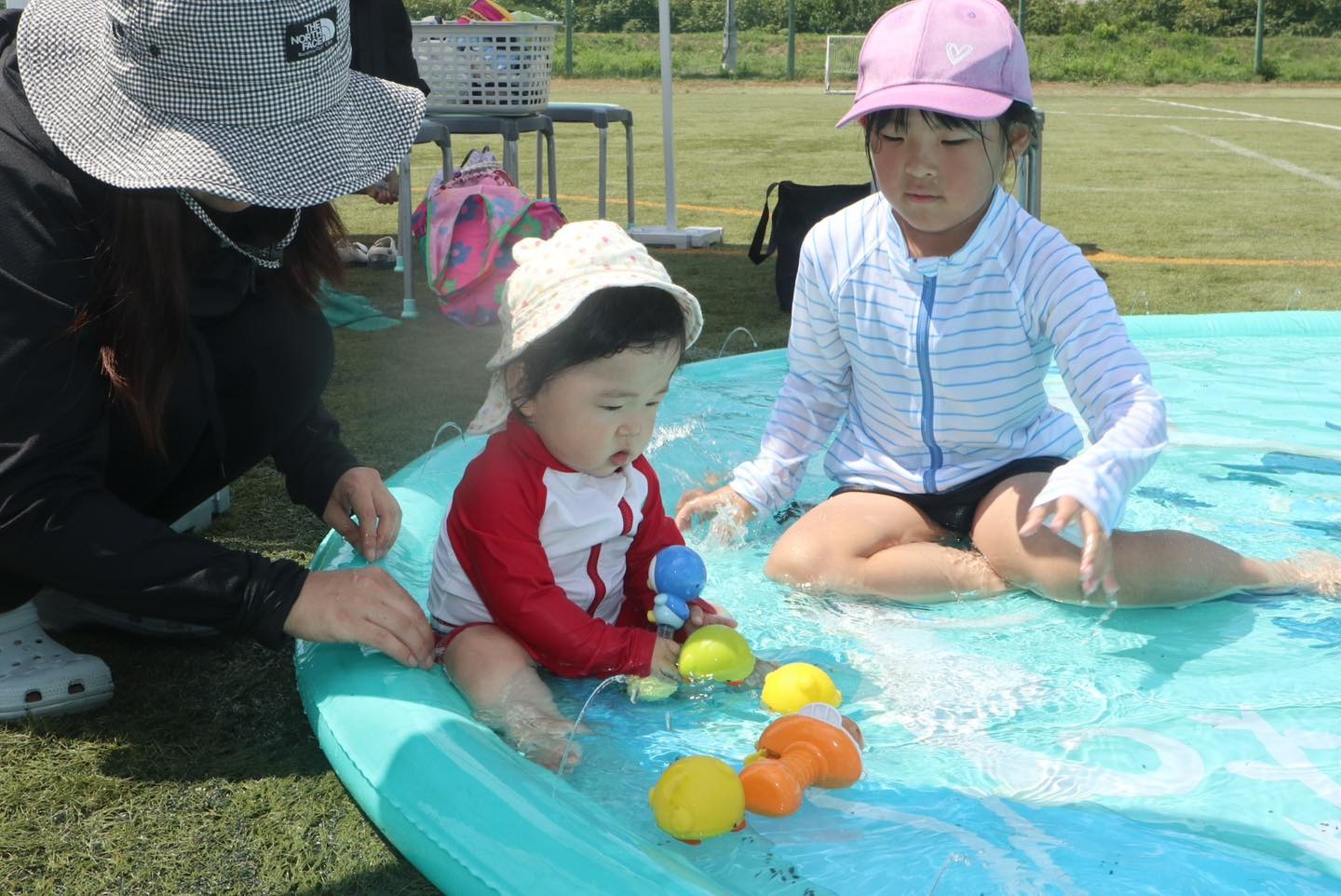 市内公園で今年も「なつやすみキッズプール」を開催