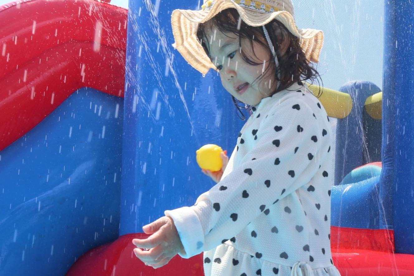 市内公園で今年も「なつやすみキッズプール」を開催