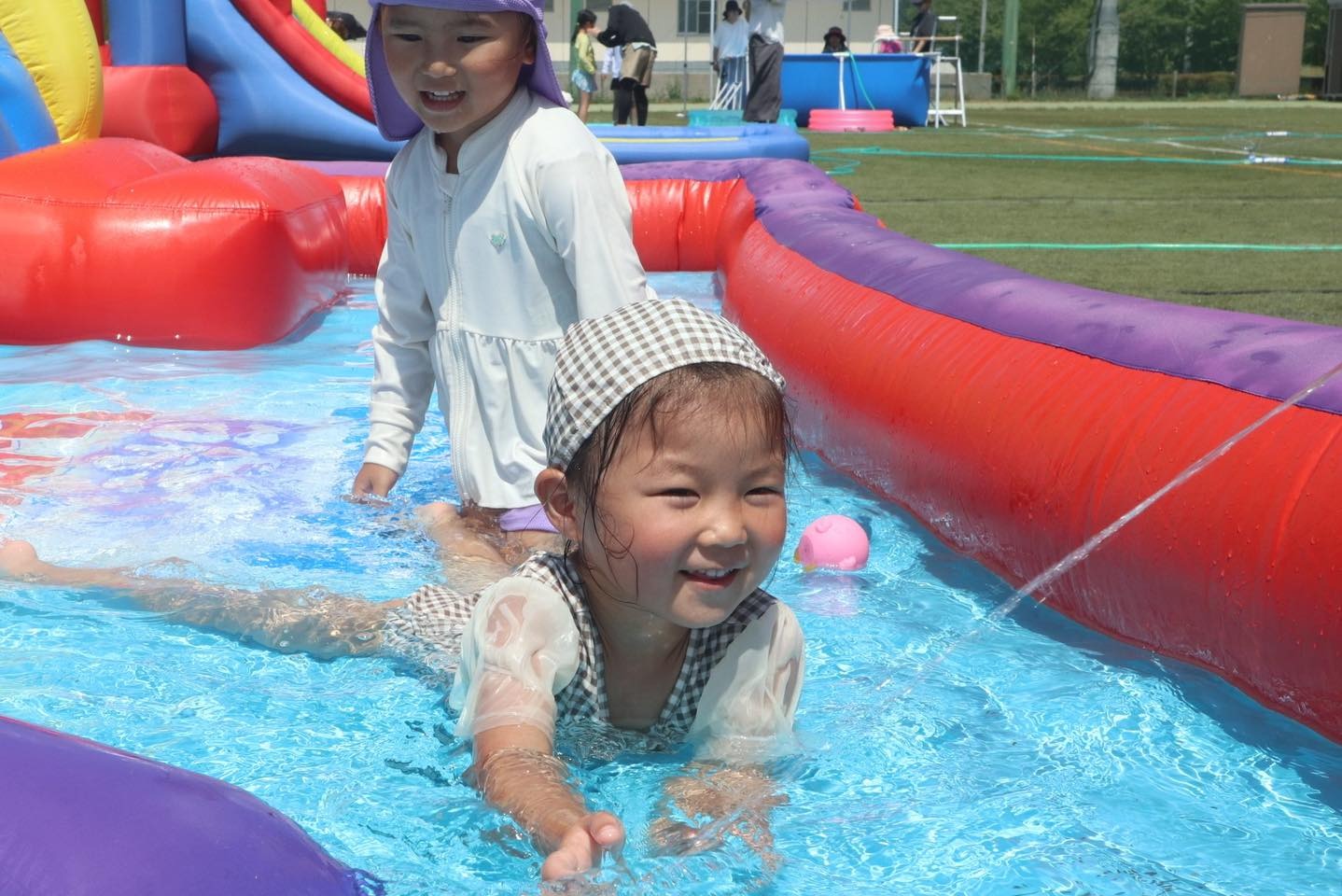 市内公園で今年も「なつやすみキッズプール」を開催