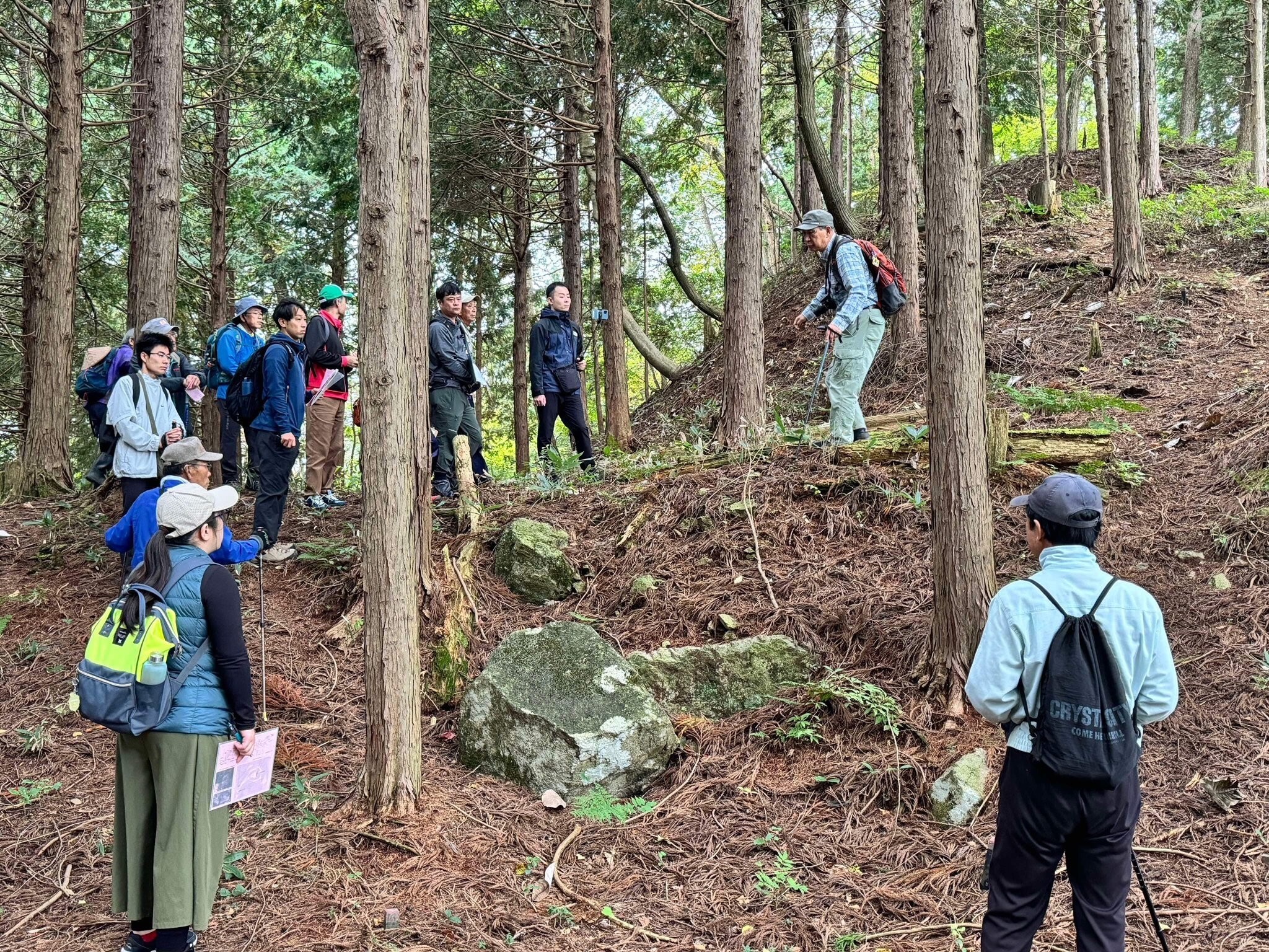 山城ガイド養成講座の様子