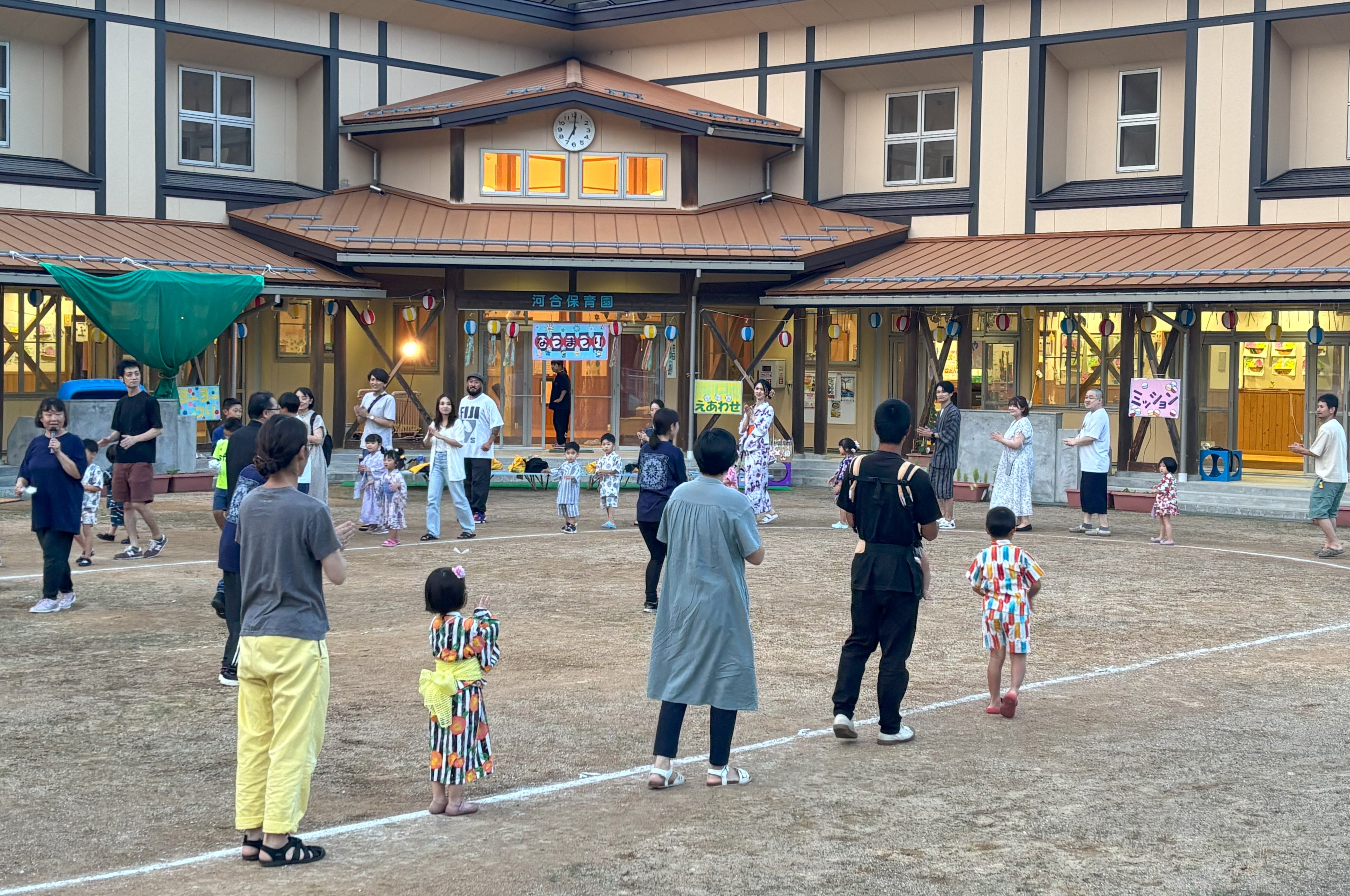 盆踊りや手づくりの夜店で夏の思い出づくり