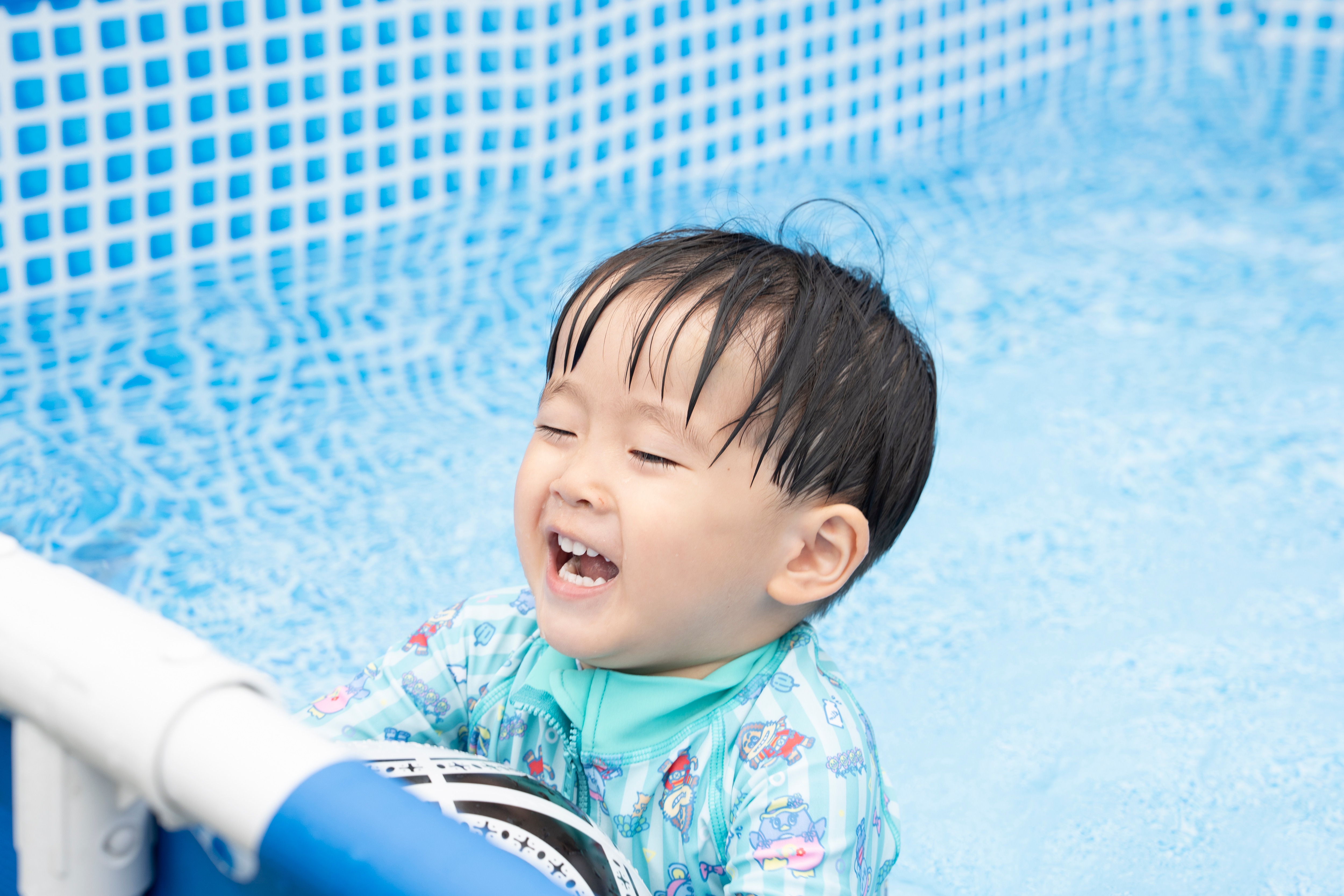 期間限定の「なつやすみキッズプール」で水遊びを満喫