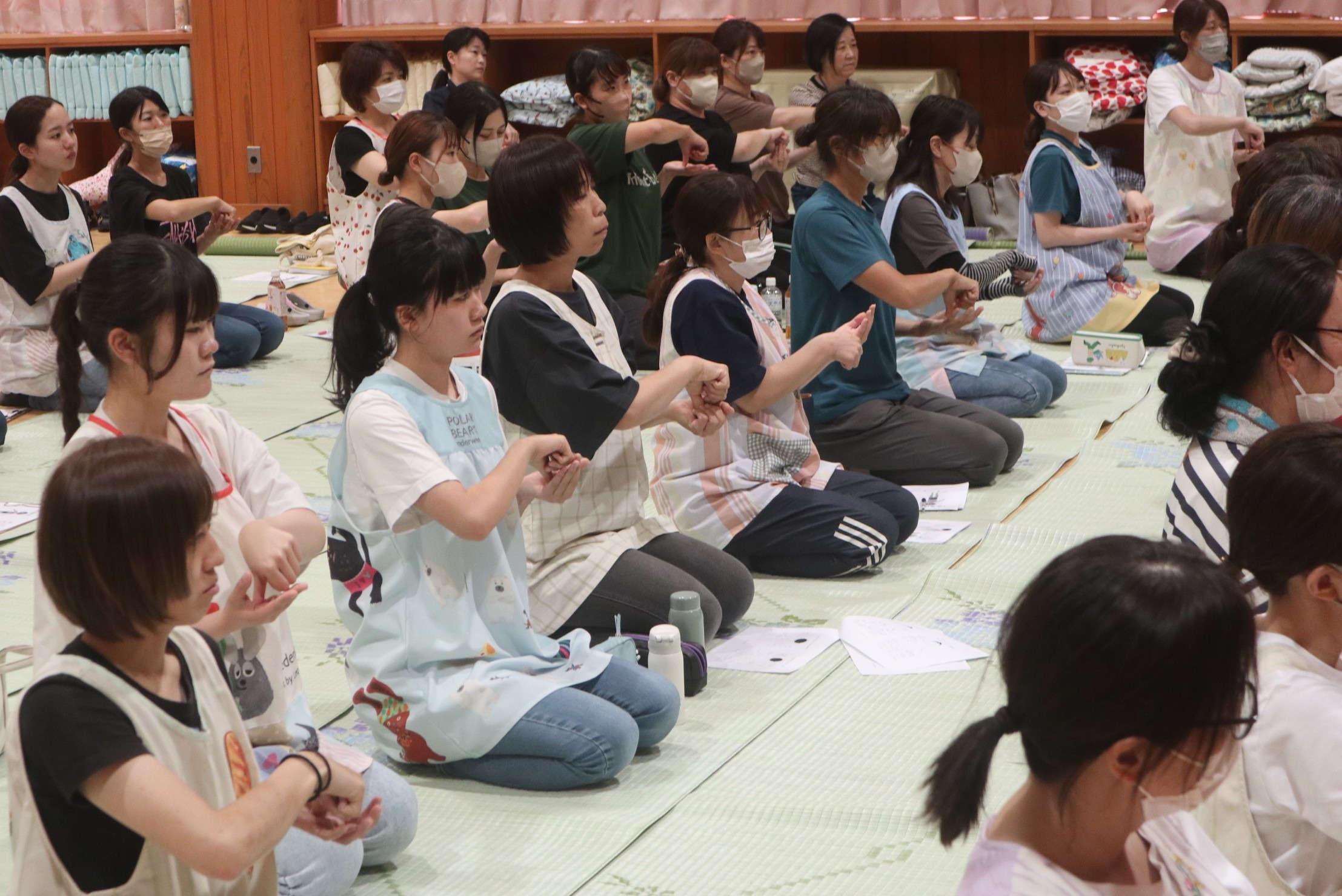 保育士らを対象に乳幼児の「身体調和支援」に関するスキルアップ研修会を開催