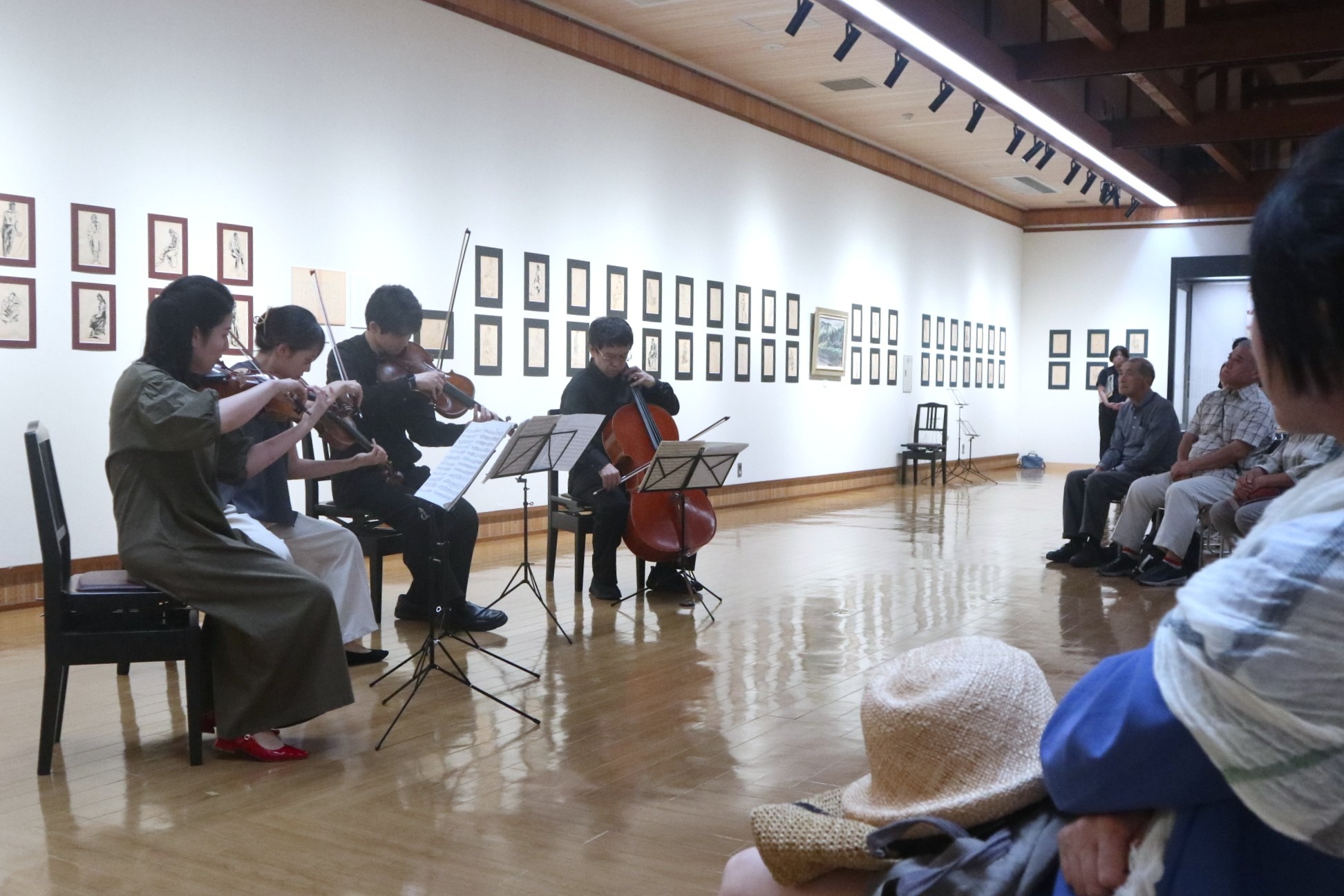 美術館で初のクラシックコンサートが開催されました
