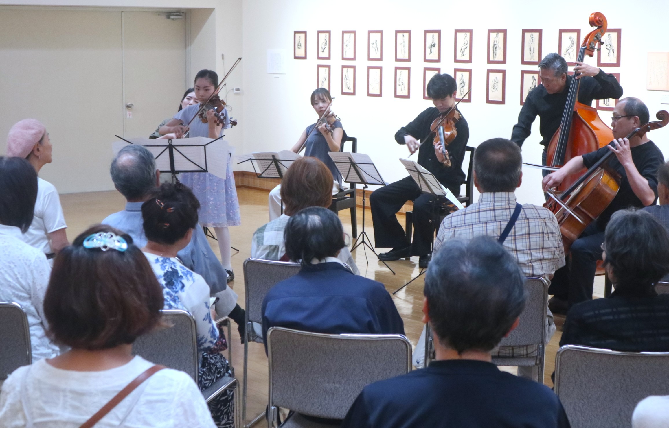 美術館で初のクラシックコンサートが開催されました