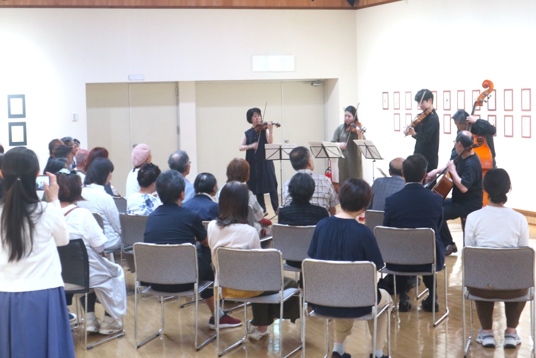 美術館で初のクラシックコンサートが開催されました