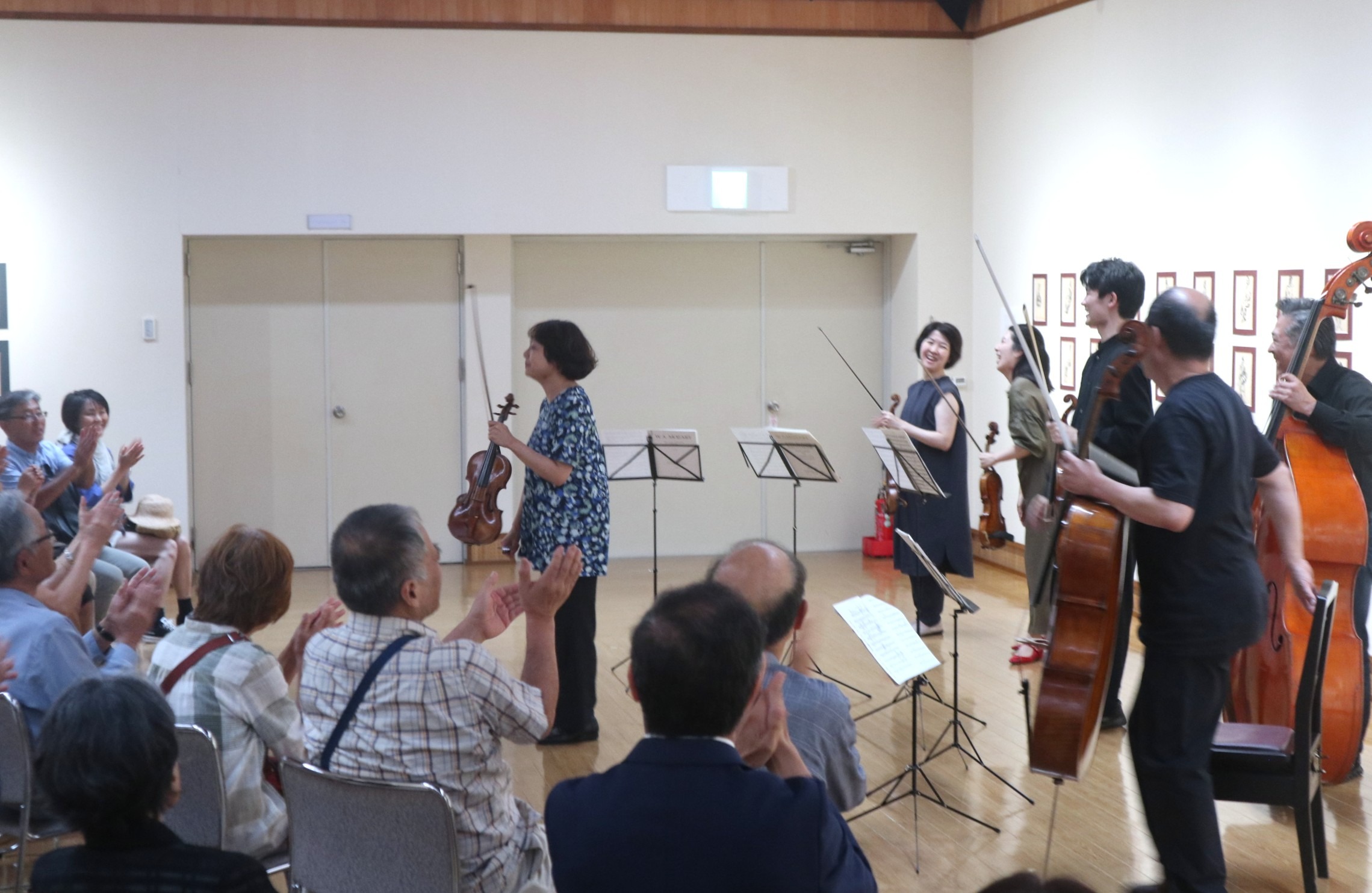 美術館で初のクラシックコンサートが開催されました