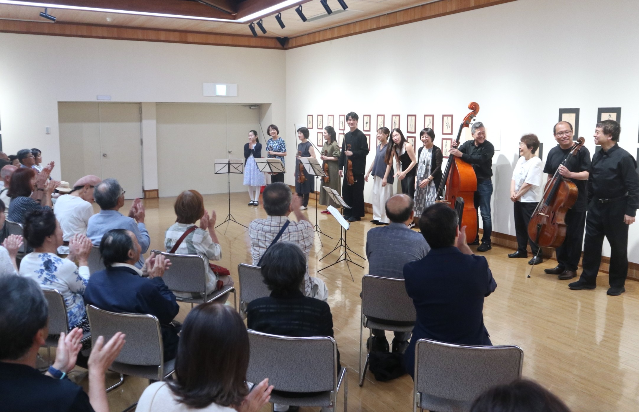 美術館で初のクラシックコンサートが開催されました