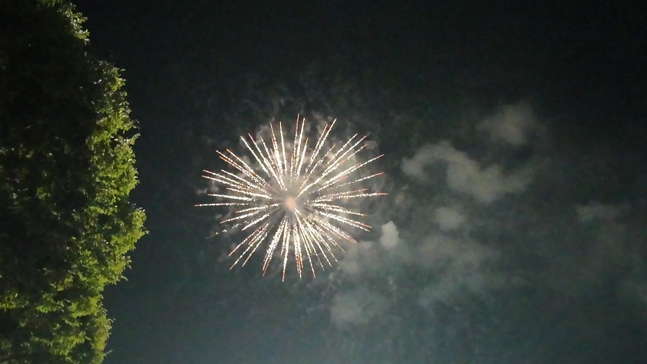 今年は夏の終わりに「こいこい花火」が開催されました