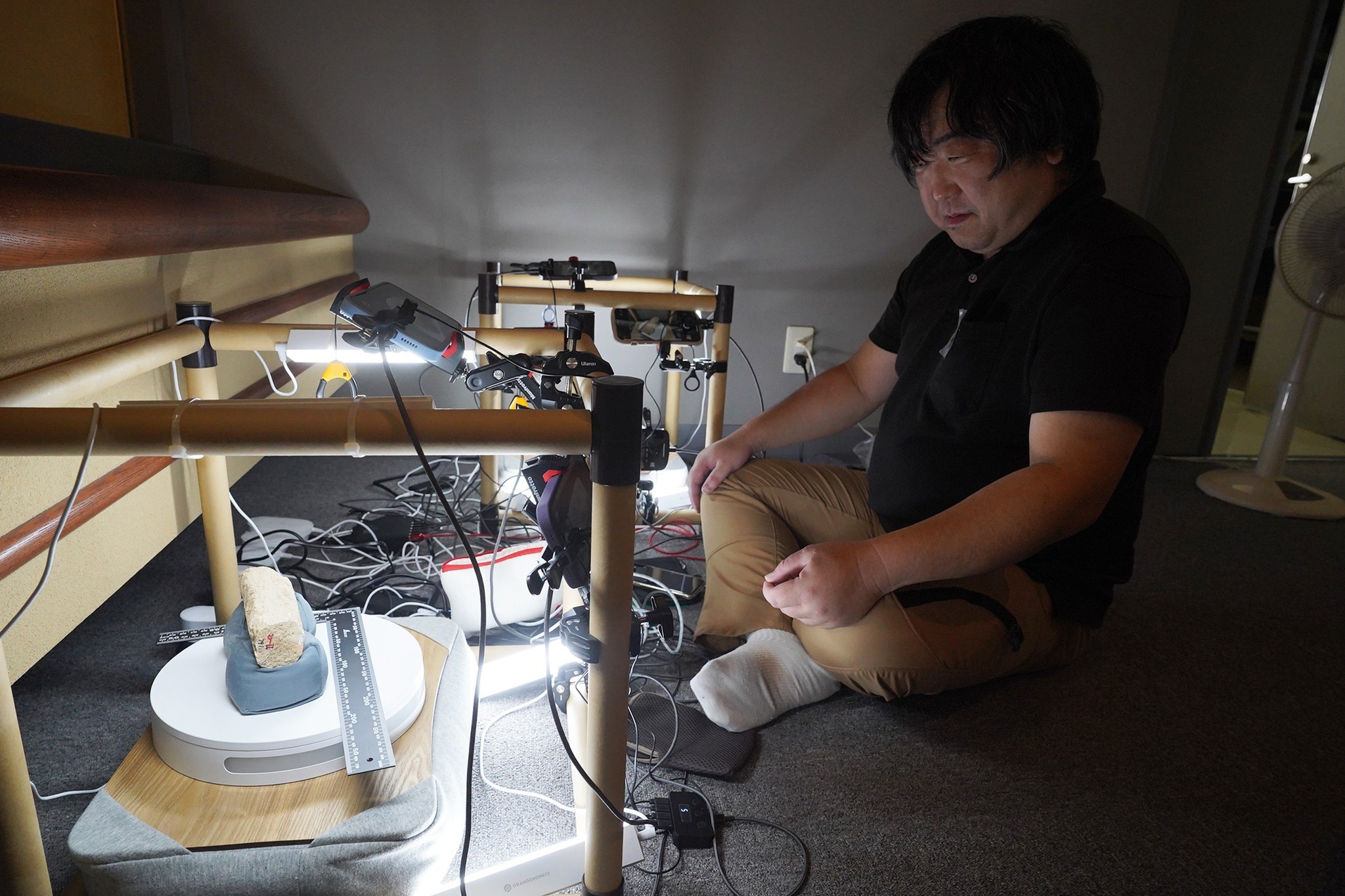 専門家や愛好家の力を借りて資料を3Dデータ化する作業を実施