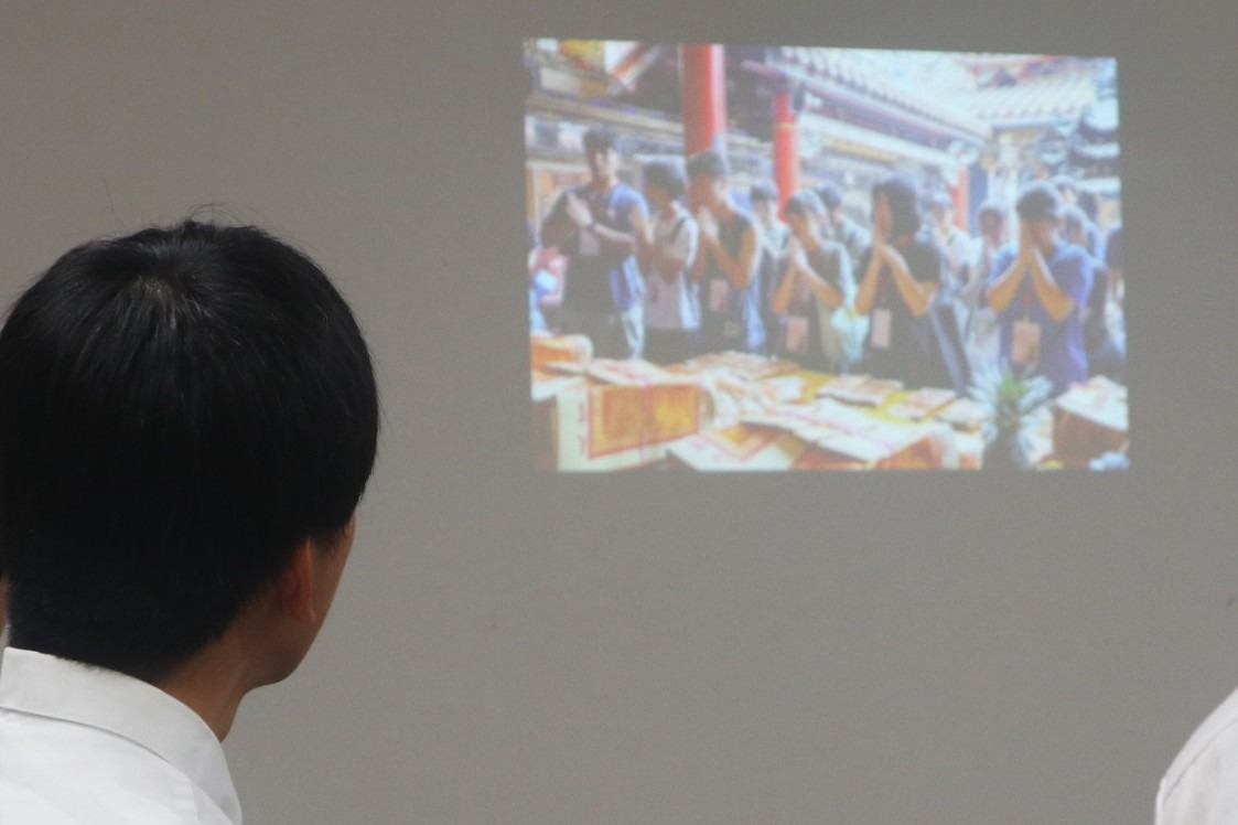 吉城・飛騨神岡高生が台湾新港郷での研修成果を報告