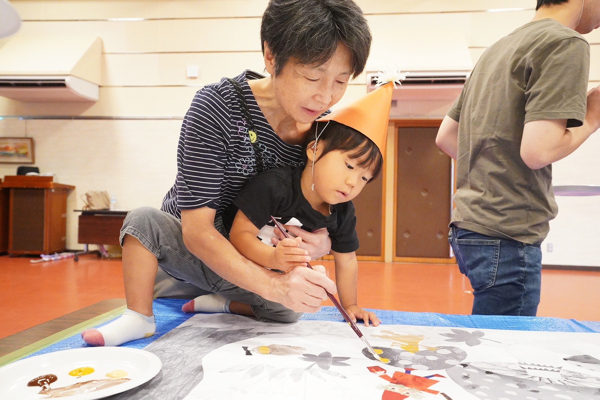 絵本のワンシーンを彩るワークショップを開催