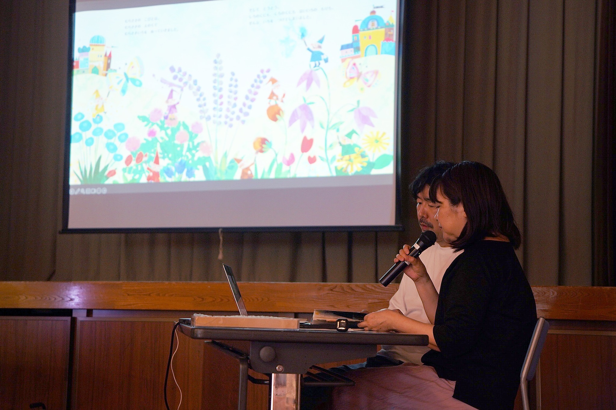 絵本のワンシーンを彩るワークショップを開催