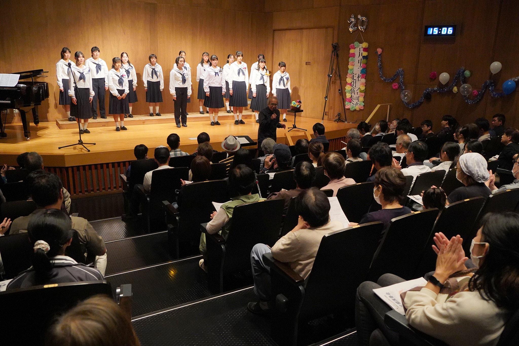 古川中学校合唱部が定期演奏会を開催