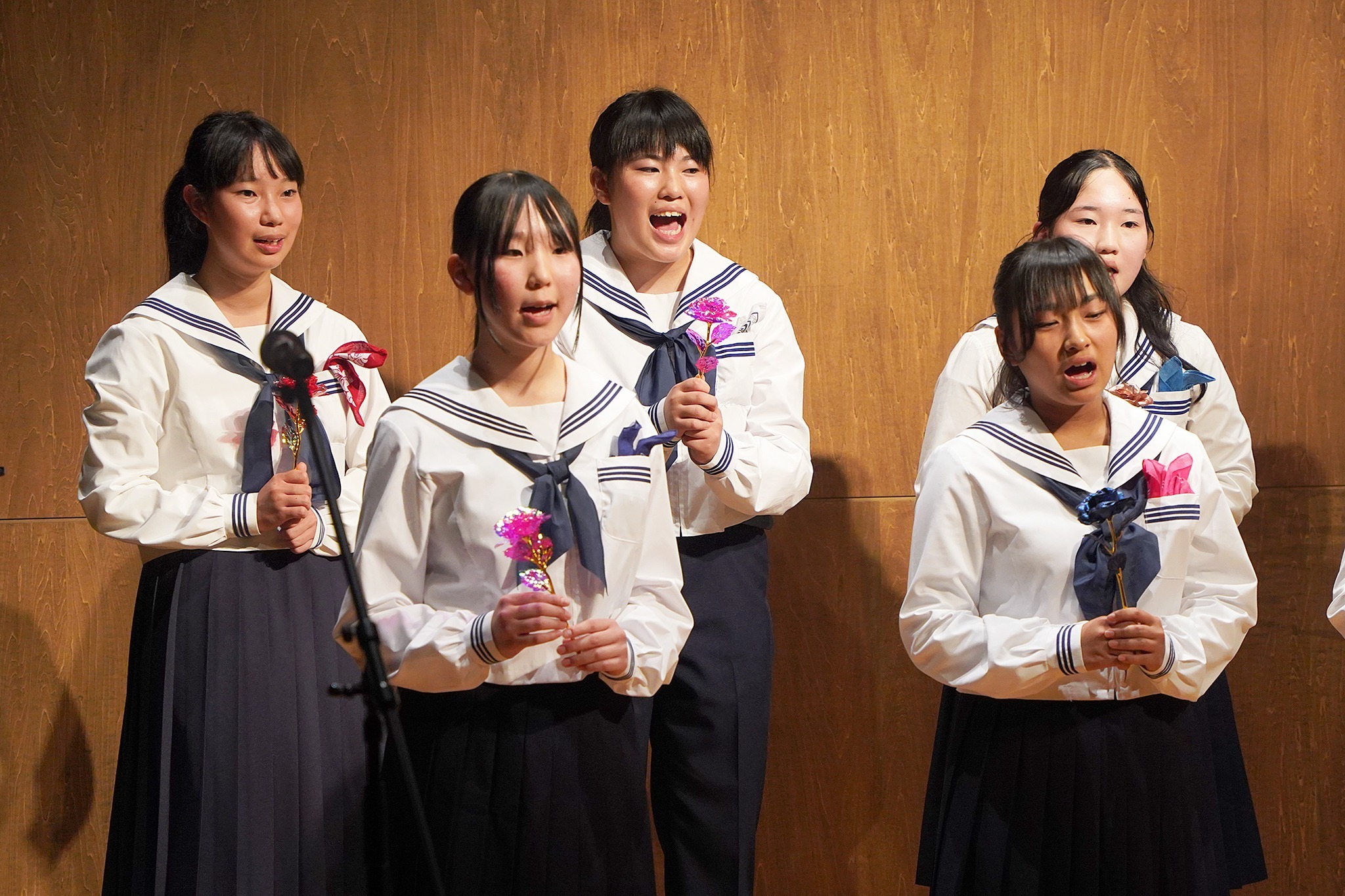 古川中学校合唱部が定期演奏会を開催