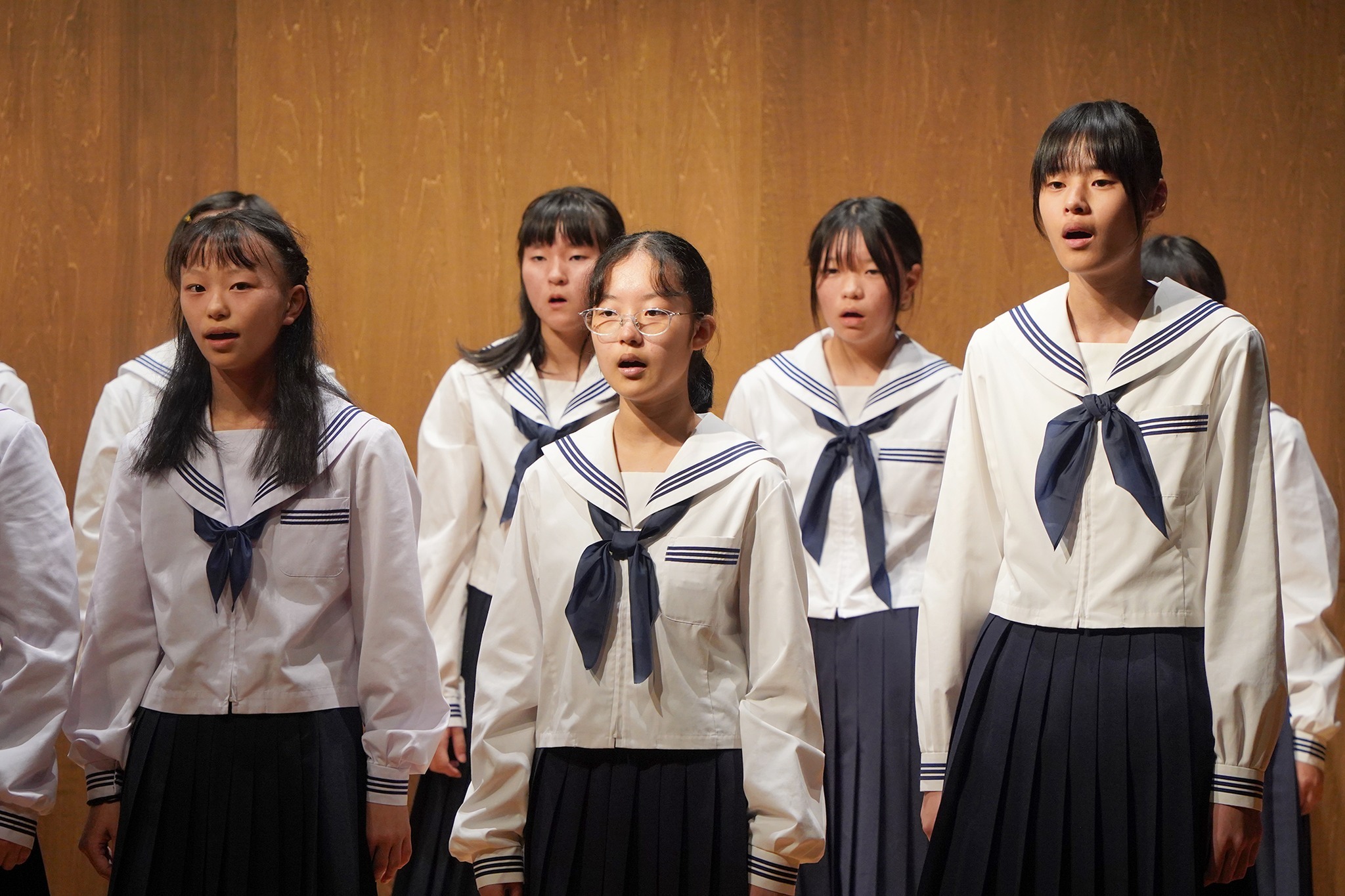 古川中学校合唱部が定期演奏会を開催