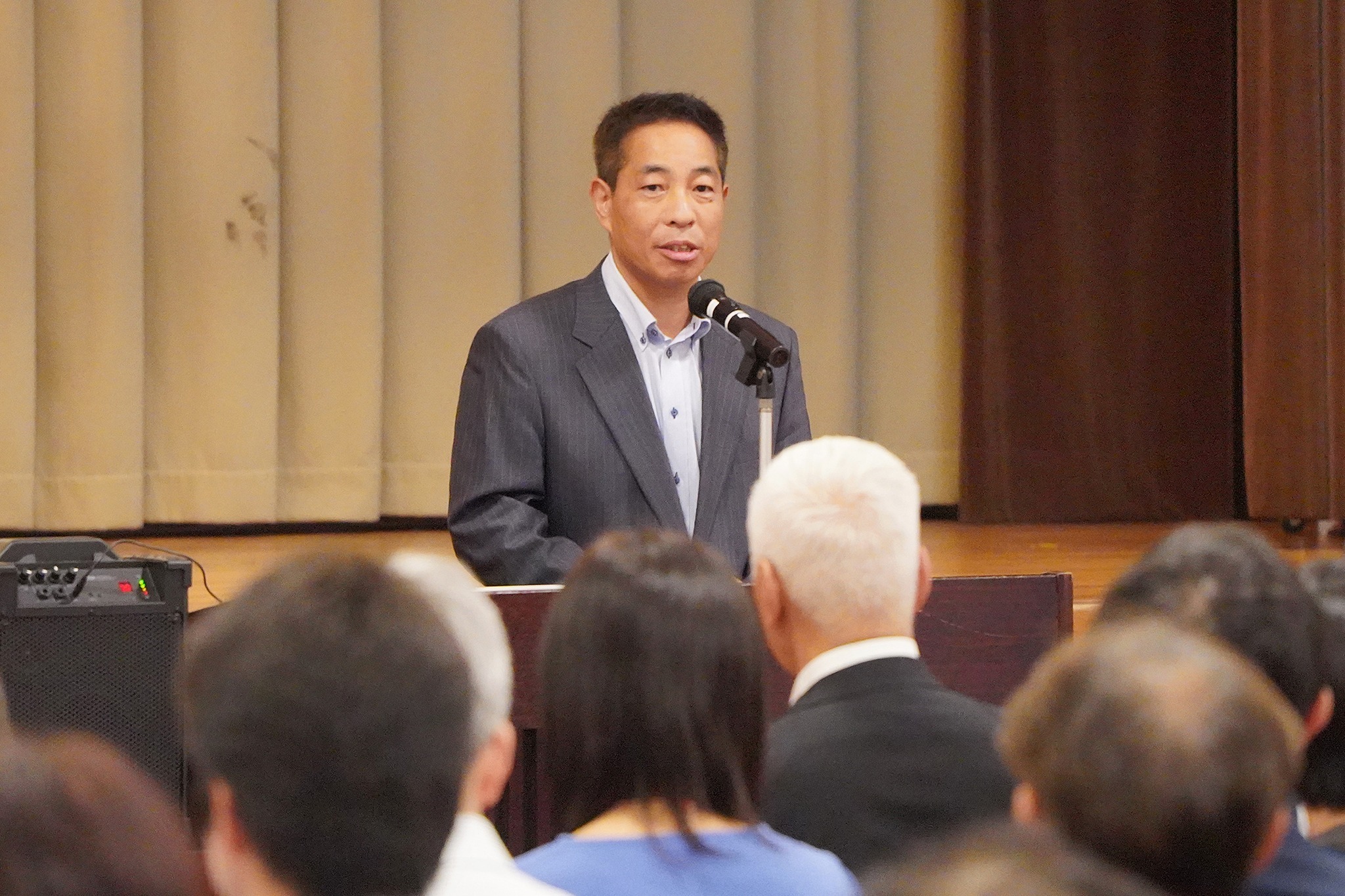 「特殊詐欺等防止飛騨市民大会」が初めて開催されました