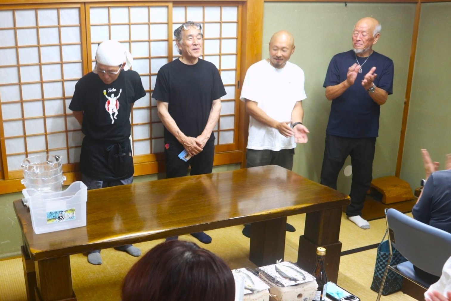 「天然鮎と地酒のペアリング会」が開催されました