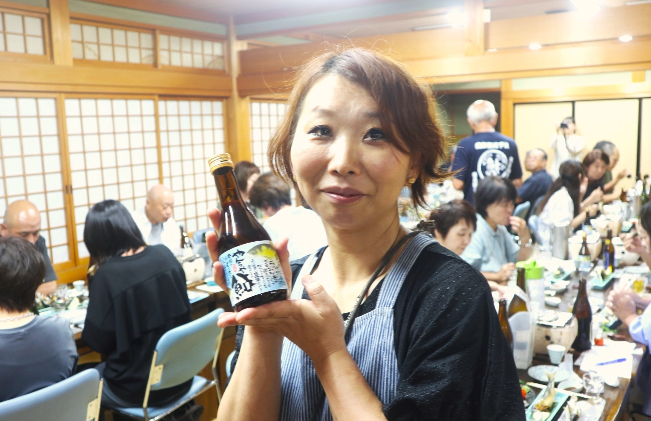 「天然鮎と地酒のペアリング会」が開催されました