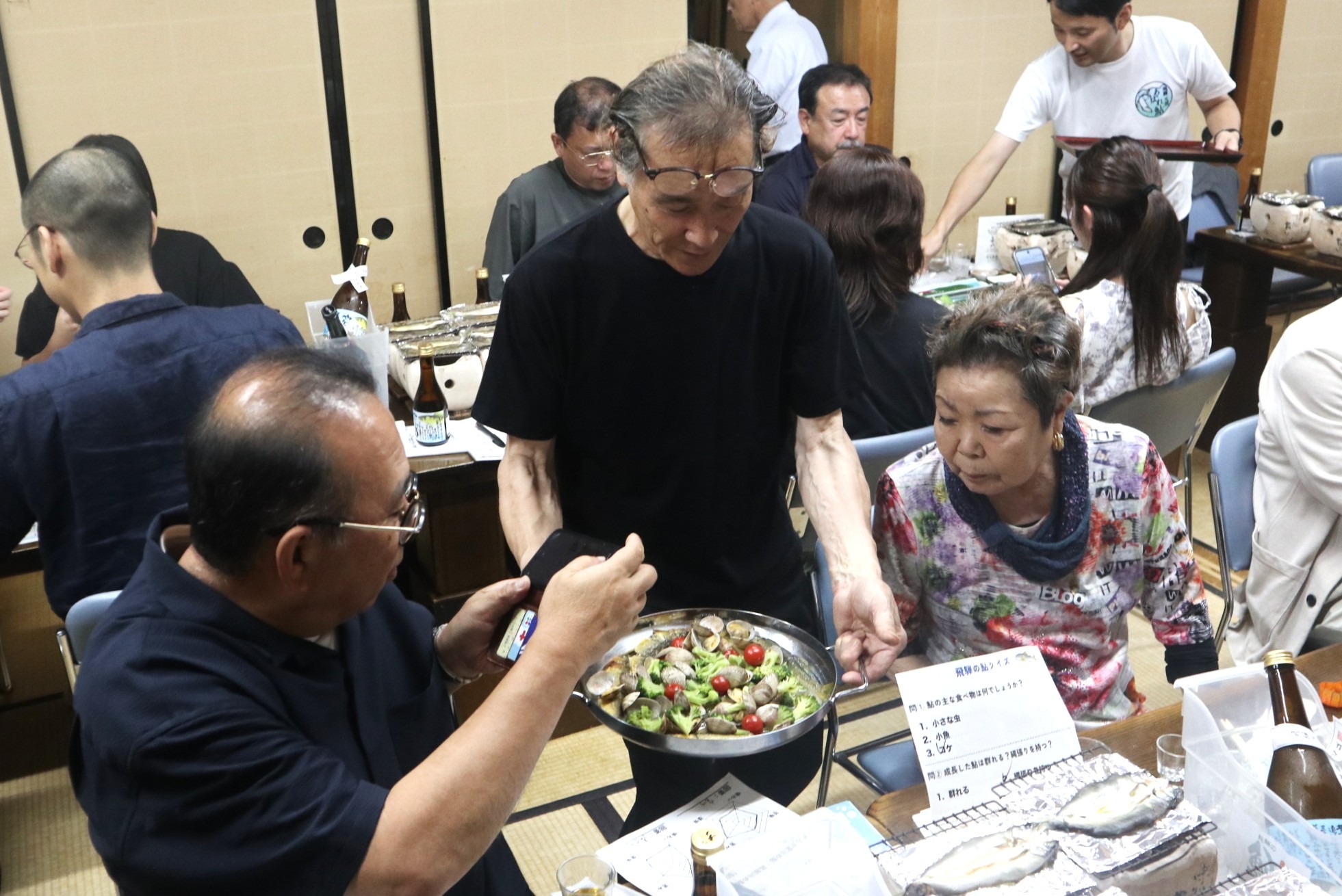 「天然鮎と地酒のペアリング会」が開催されました