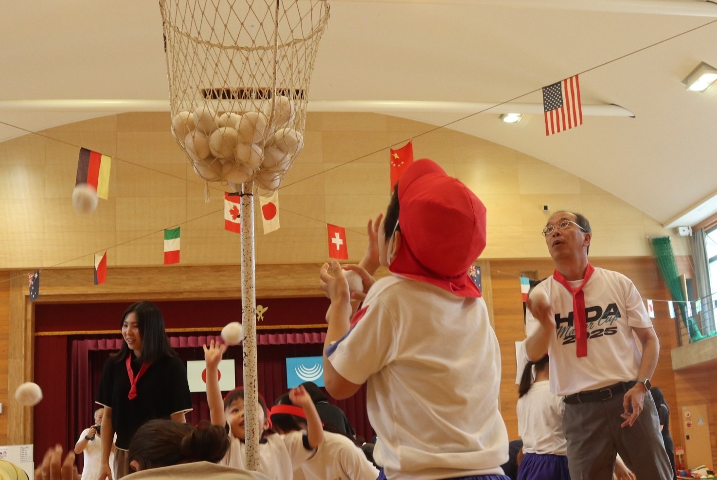 「宮川町大運動会」に今年初めて宮川保育園の園児らが加わりました