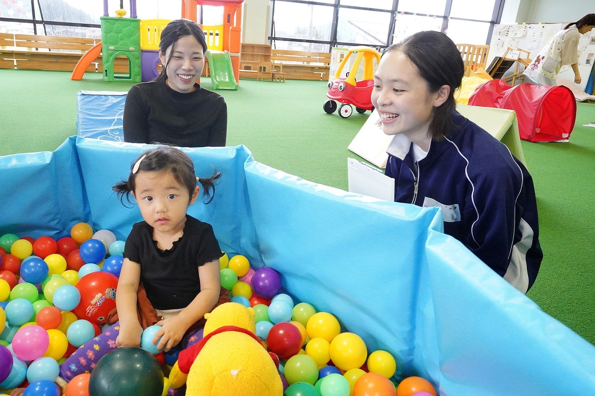 吉城高生が子育て中の皆さんにインタビュー