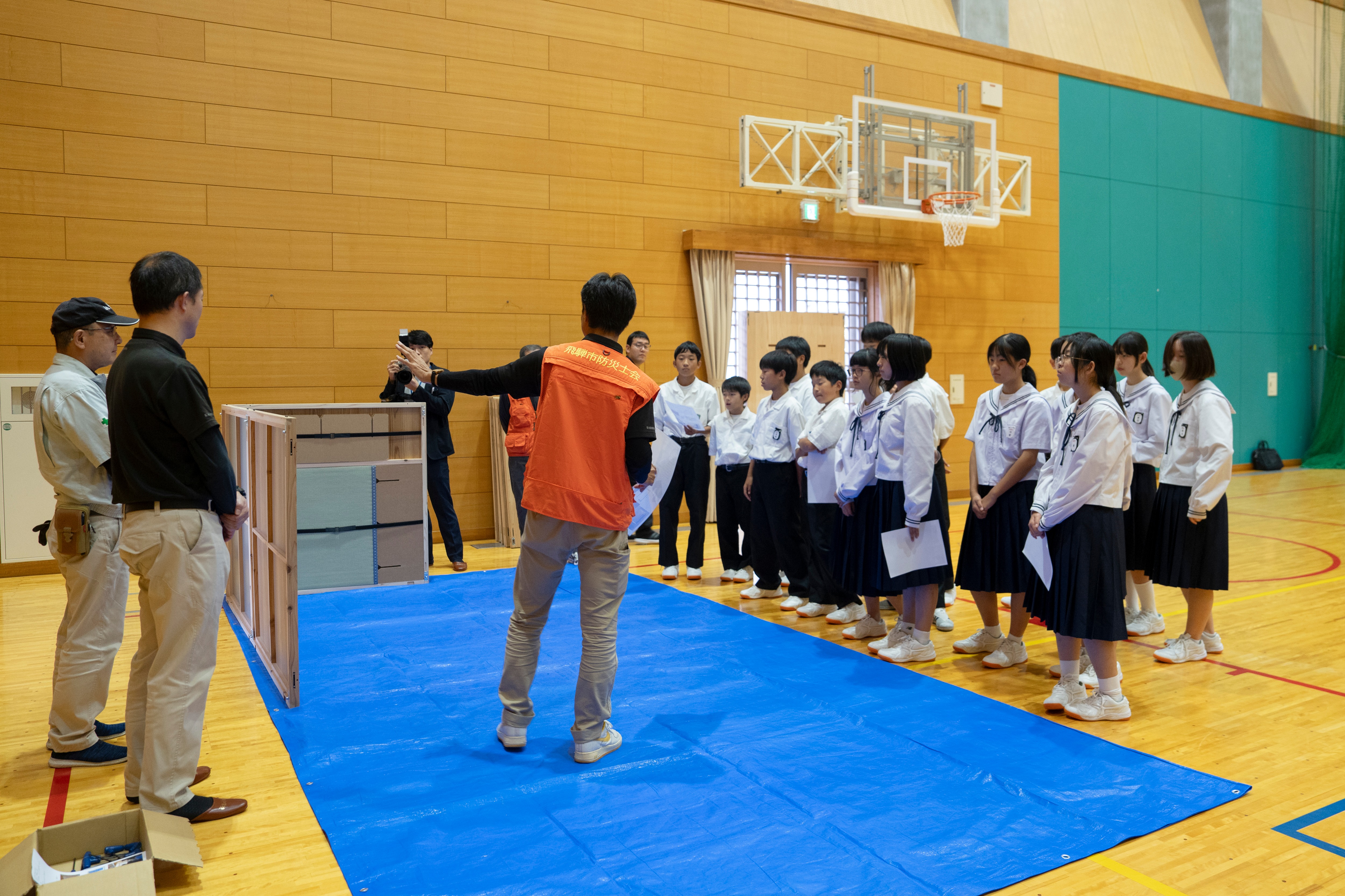 神岡中学校で地域の方と共に学ぶ、防災と認知症