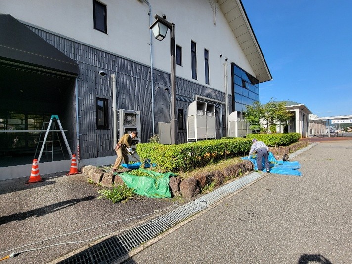 シルバー人材センター会員が奉仕活動を行いました