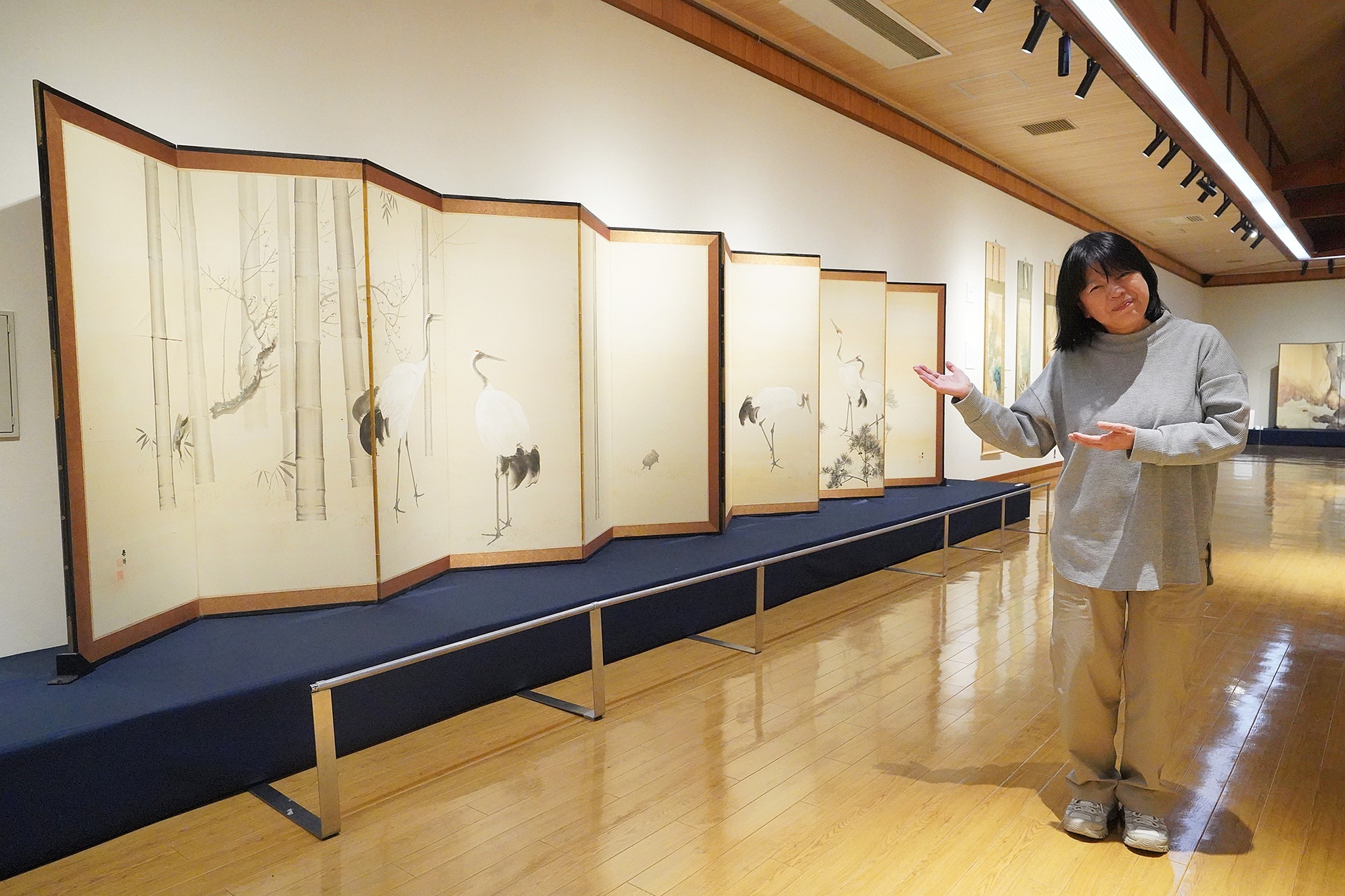 「京都画壇で学んだ郷土画家 玉舎春輝展」を開催