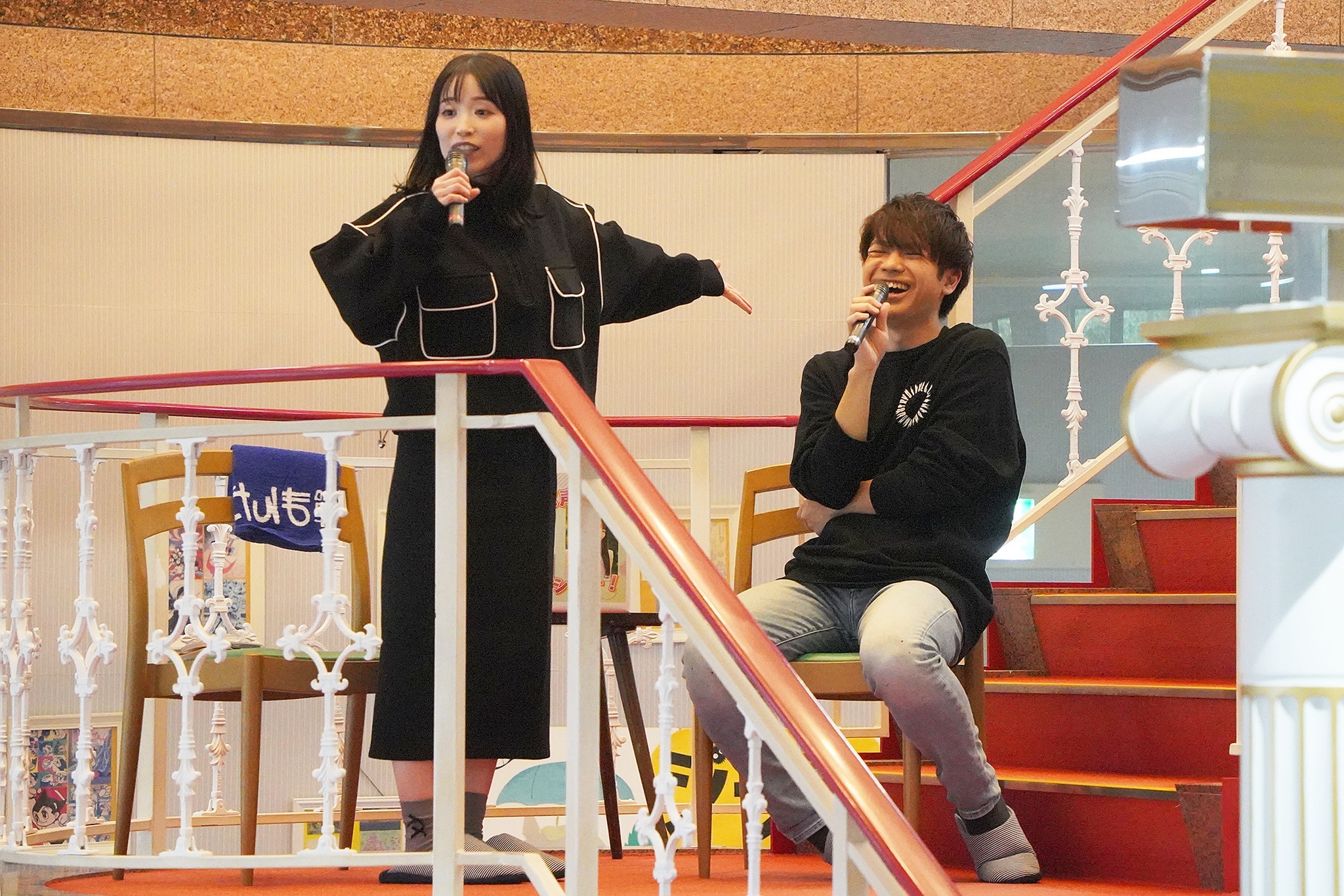 まんが王国で人気声優のトークショーを開催