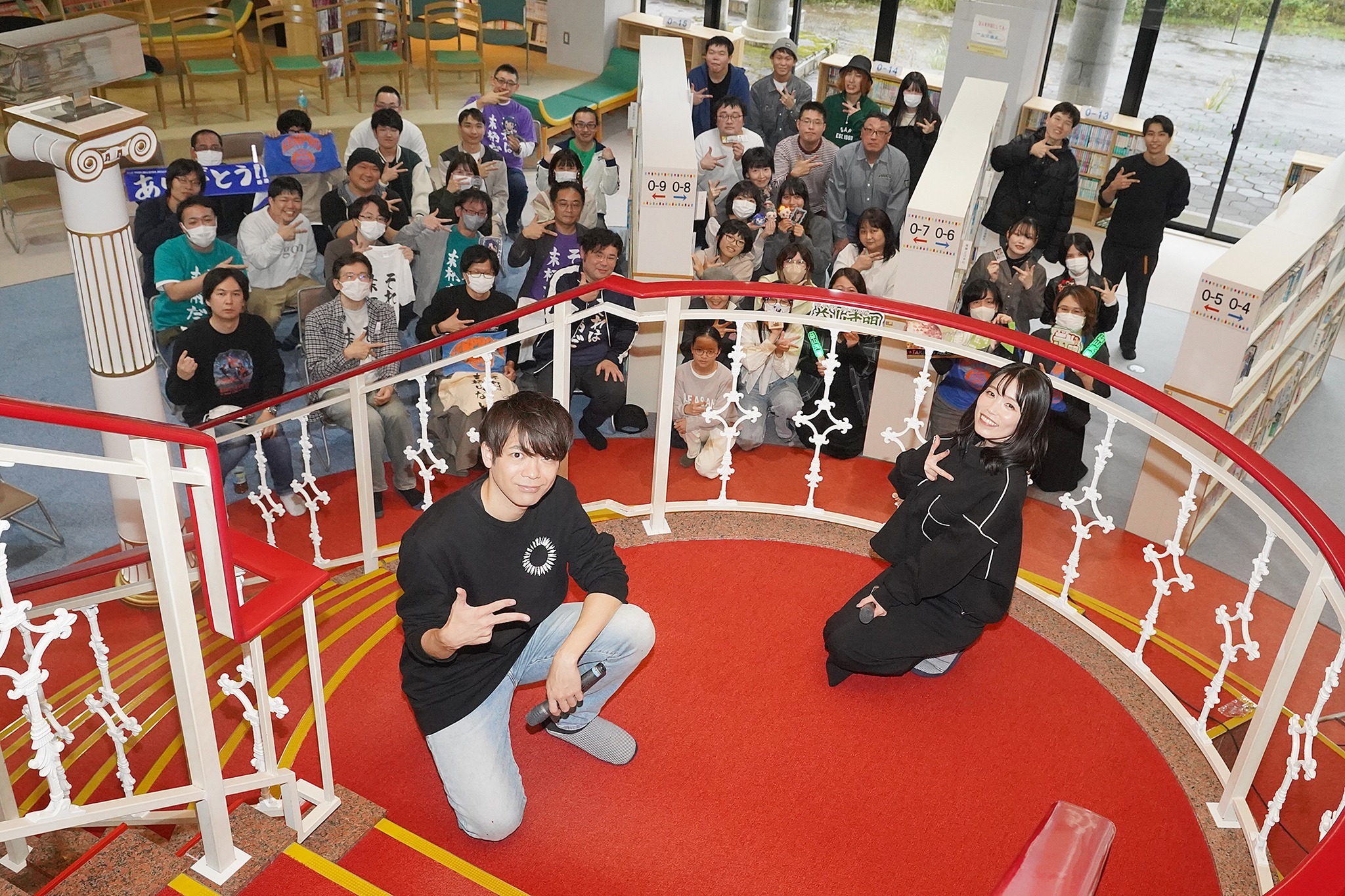 まんが王国で人気声優のトークショーを開催