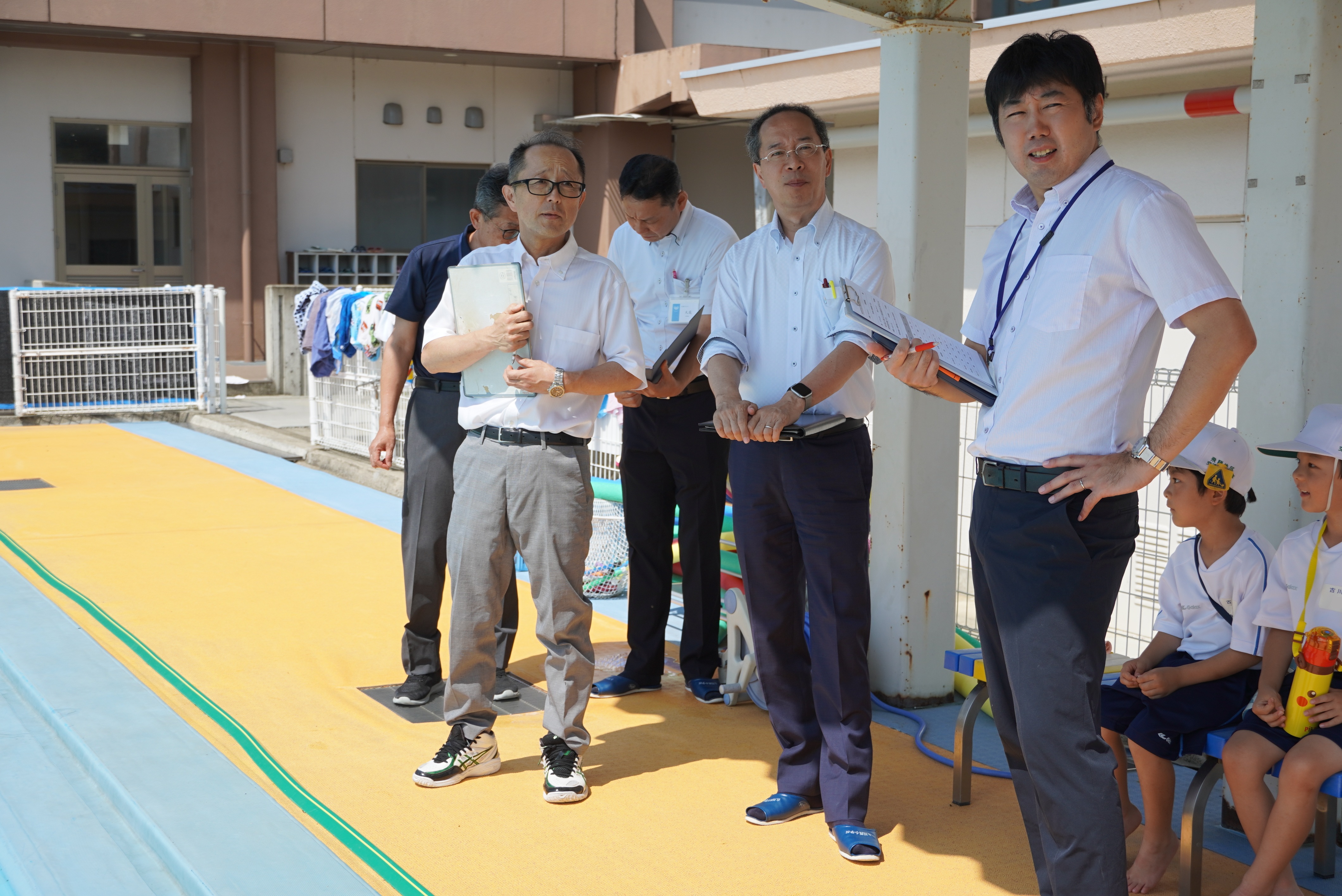 都竹市長が古川西小学校を訪問し児童と語り合いました