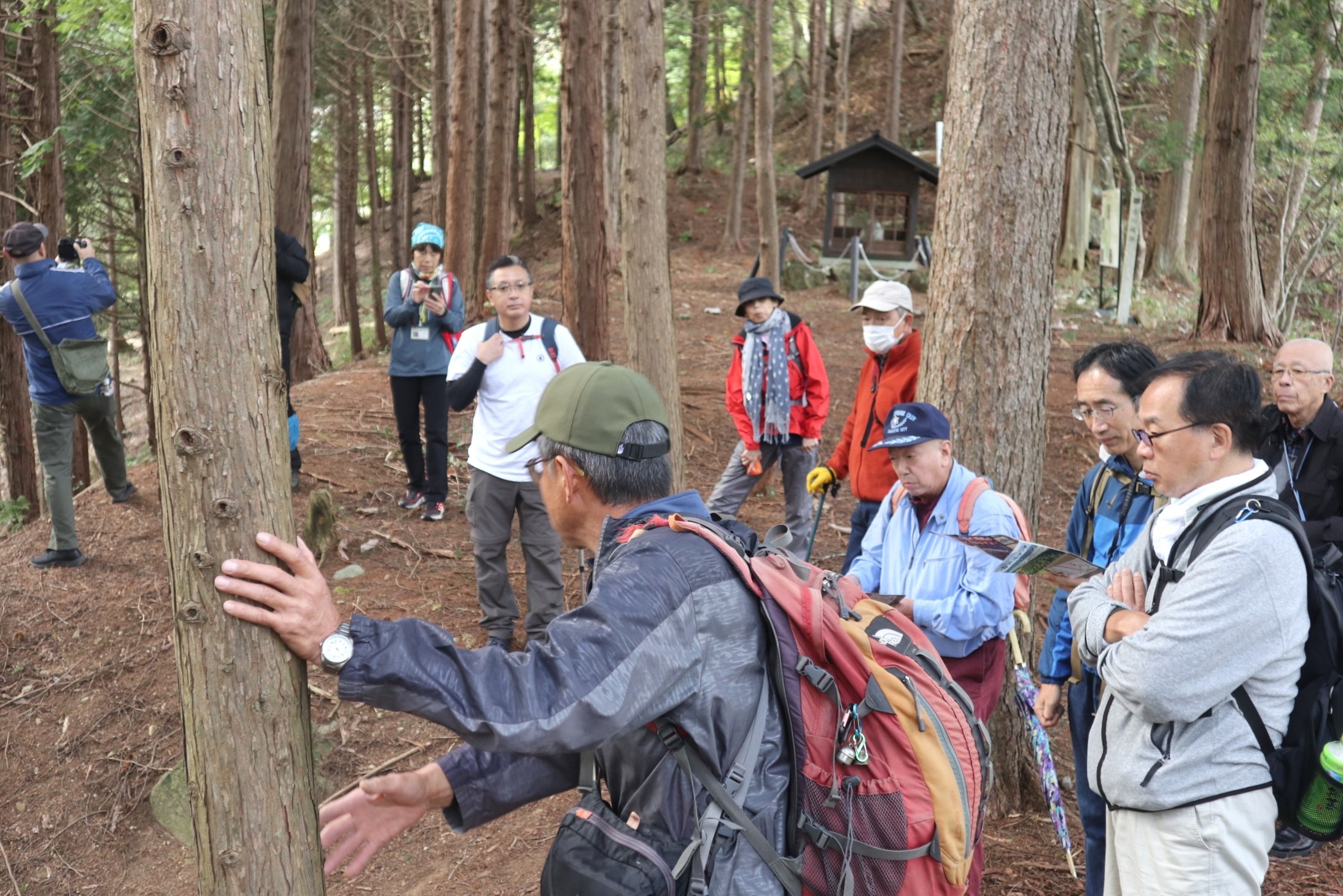 飛騨市公認の「山城ガイド」による初ツアー開催