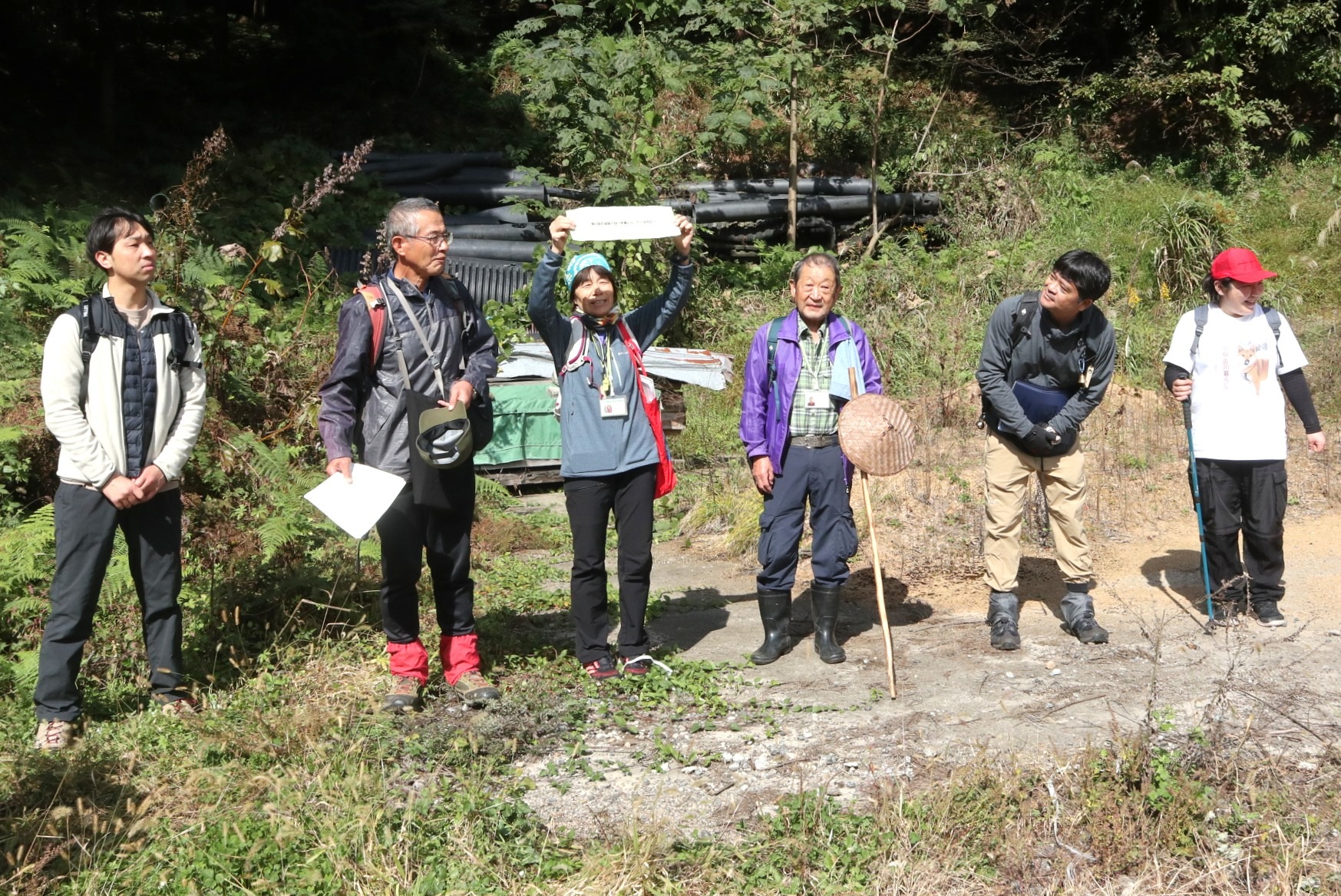 飛騨市公認の「山城ガイド」による初ツアー開催