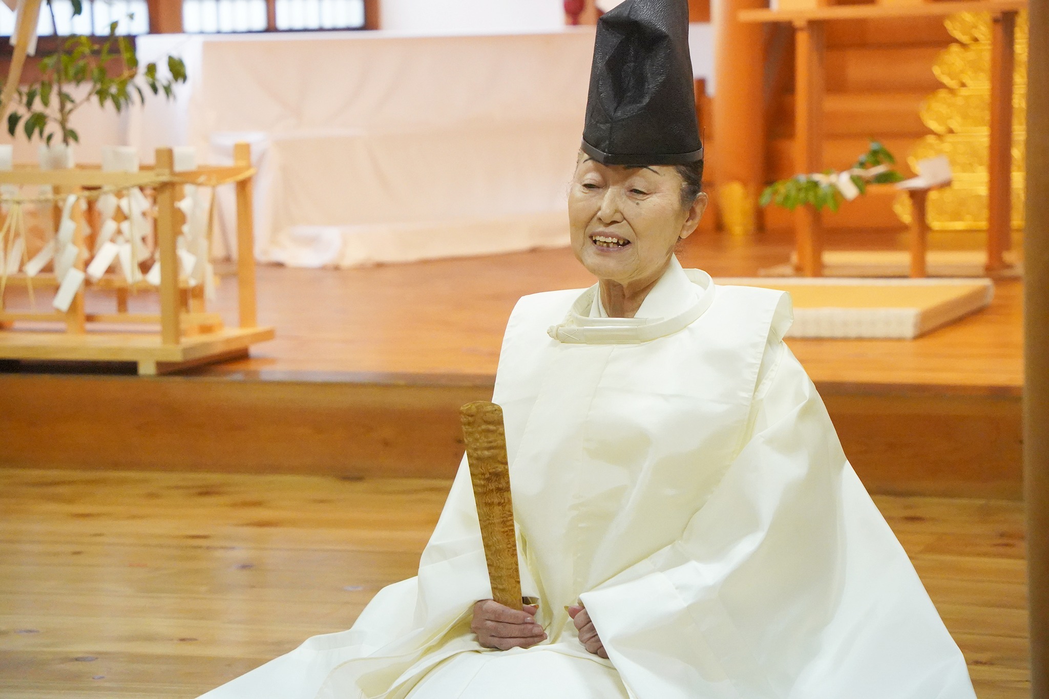 さくら保育園の園児が大歳神社で七五三参り