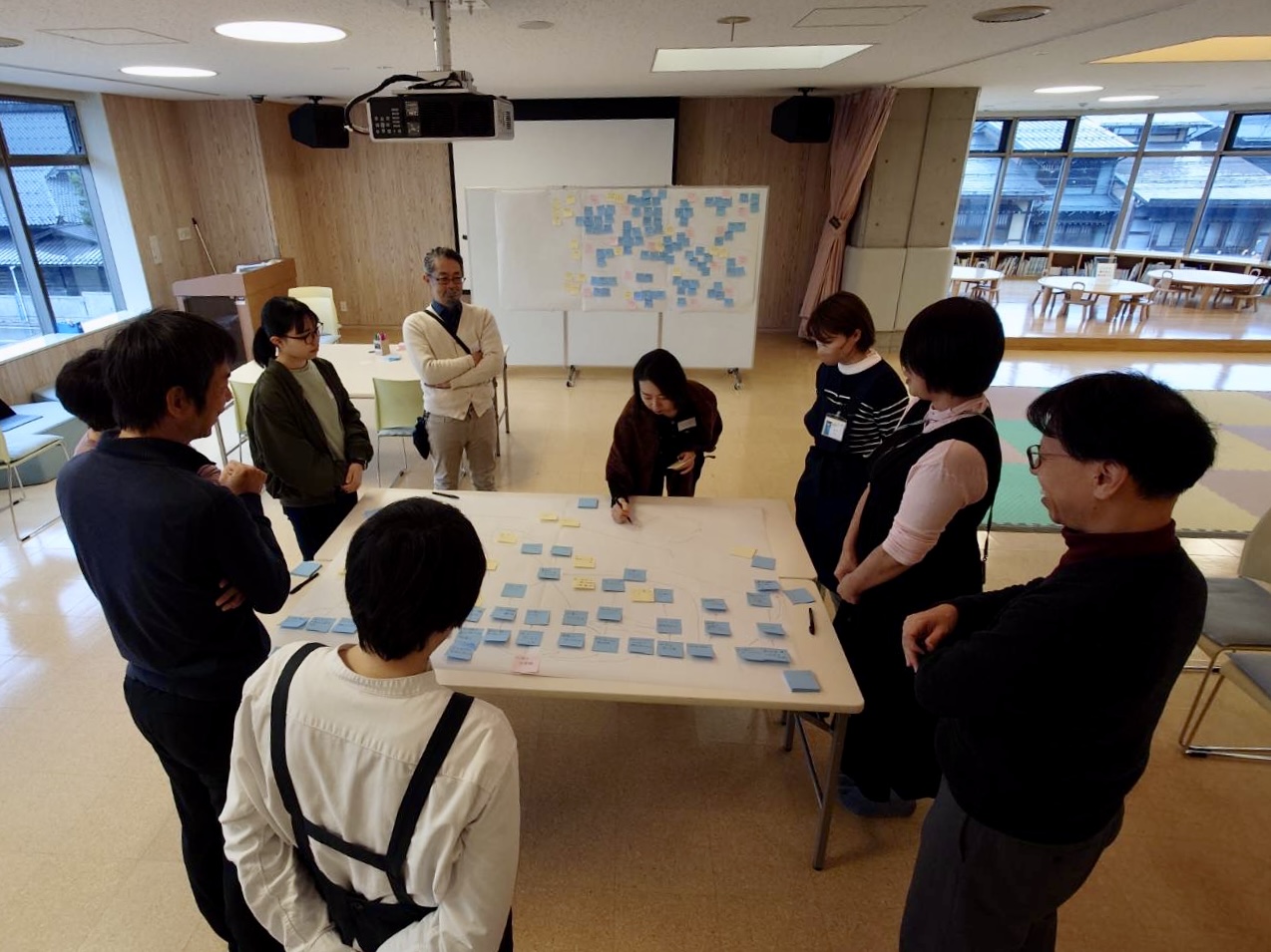 飛騨市図書館未来ミーティング2025　第3回図書館そだて会議の様子