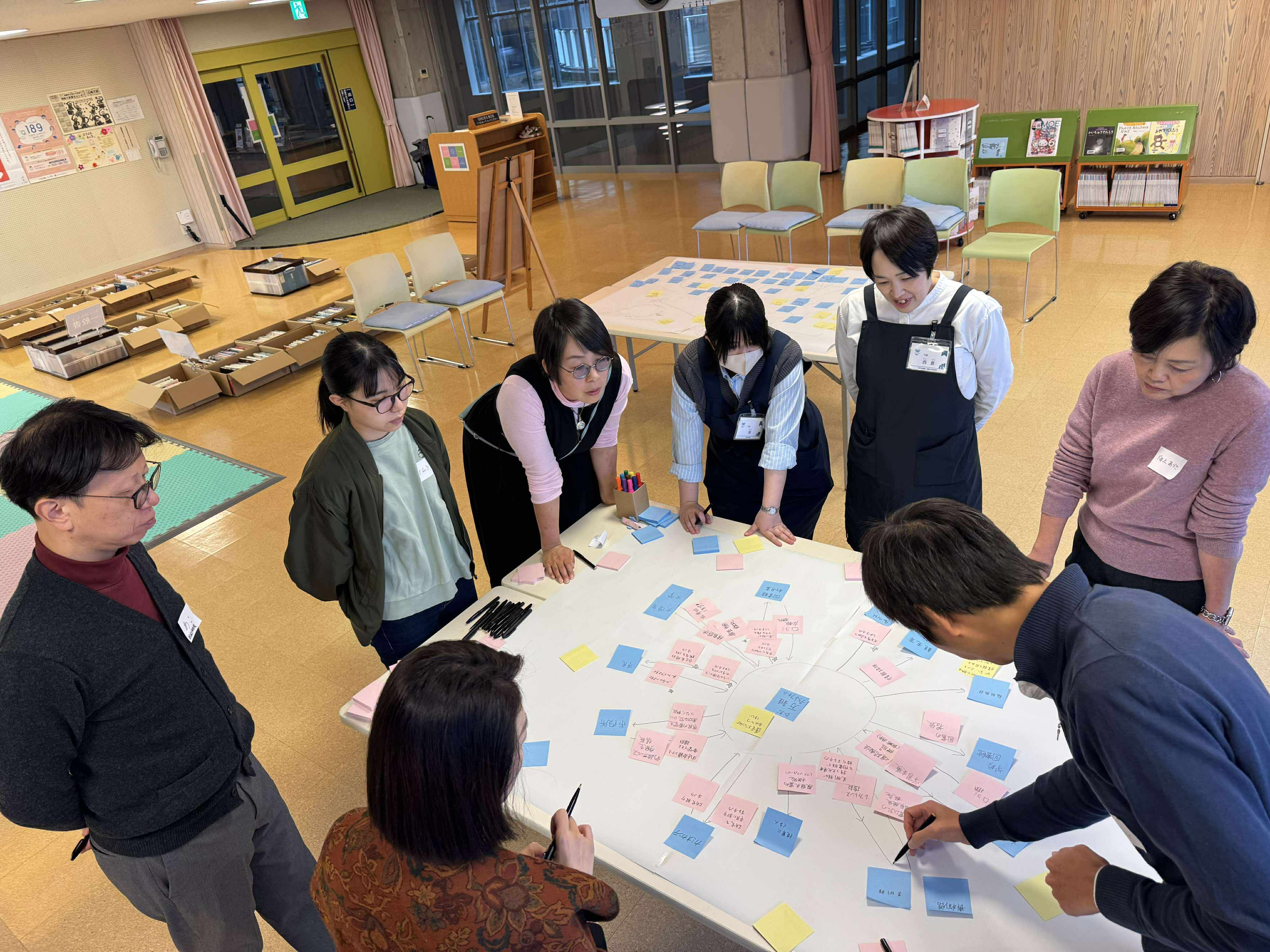 飛騨市図書館未来ミーティング2025　第3回図書館そだて会議の様子