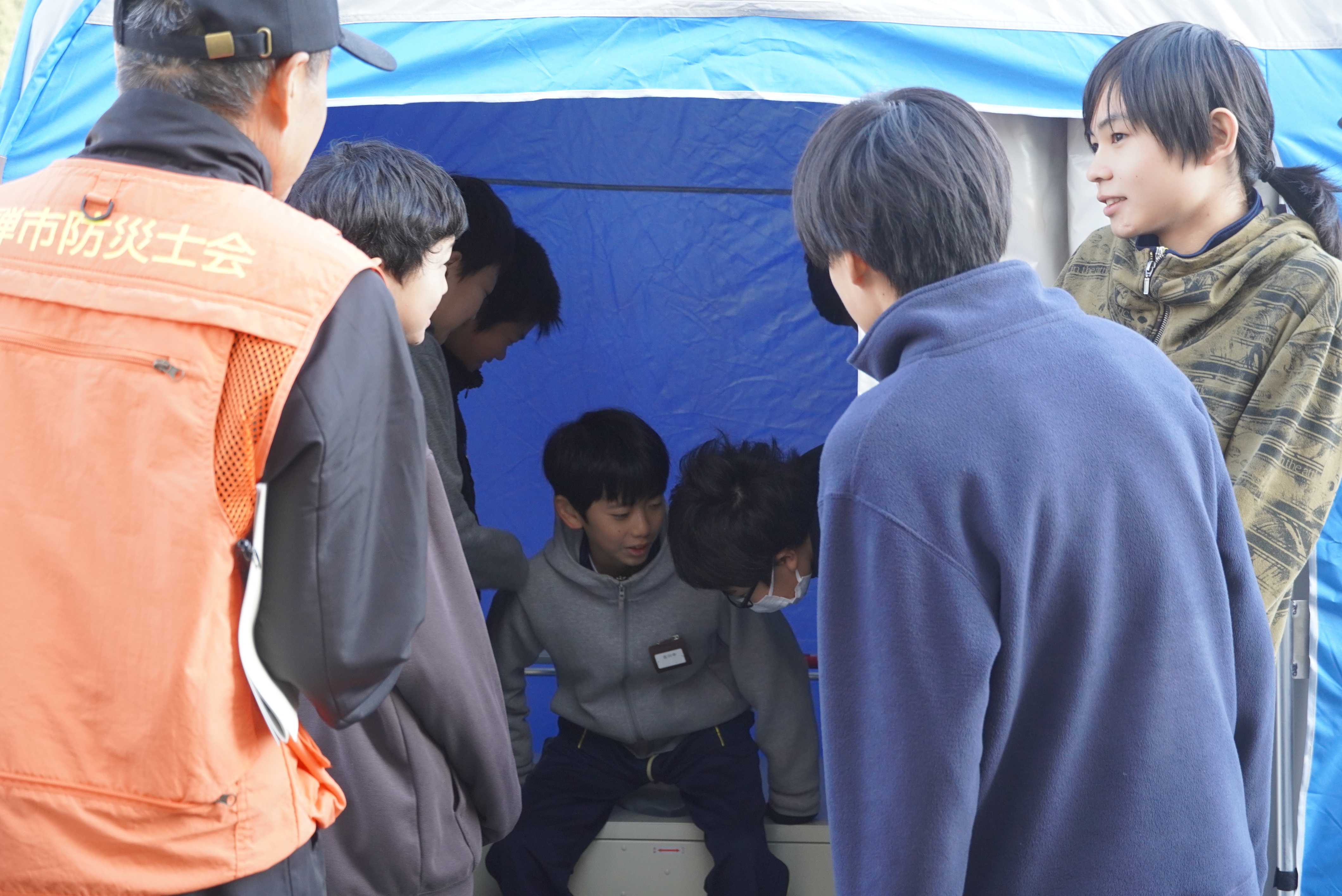 古川中学校で230人規模の避難所運営訓練が行われました