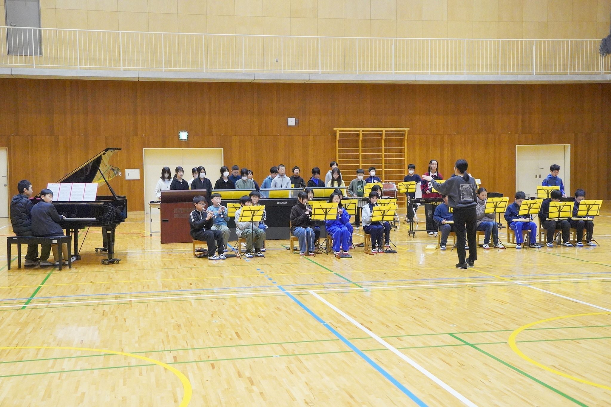 台湾・新港郷の月眉國小学校と古川西小学校の児童が交流