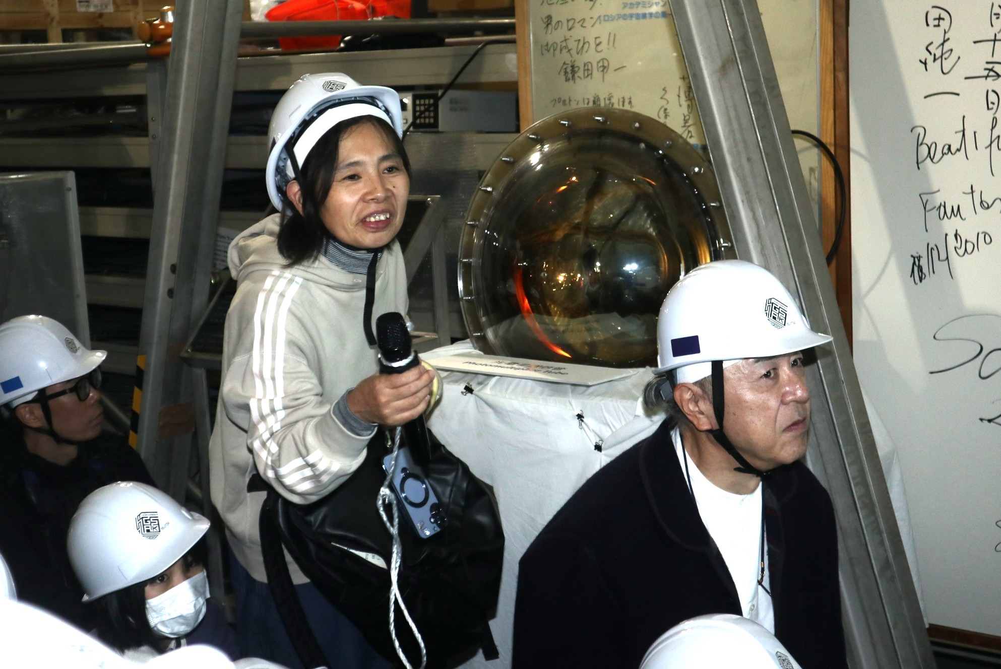 神岡町のスーパーカミオカンデ一般公開が行われました