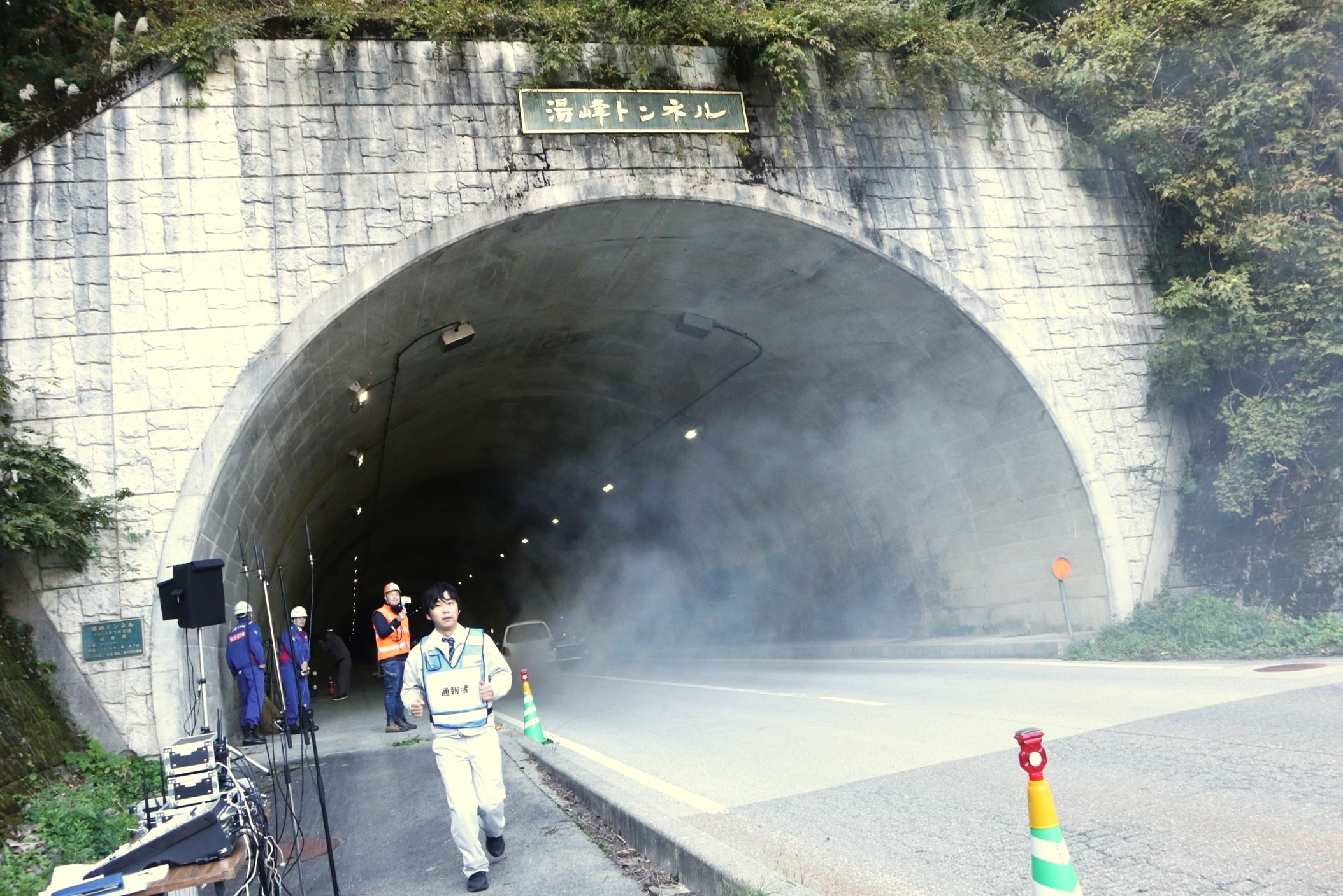 国交省と岐阜県が「道路啓開訓練」を飛騨市で実施しました