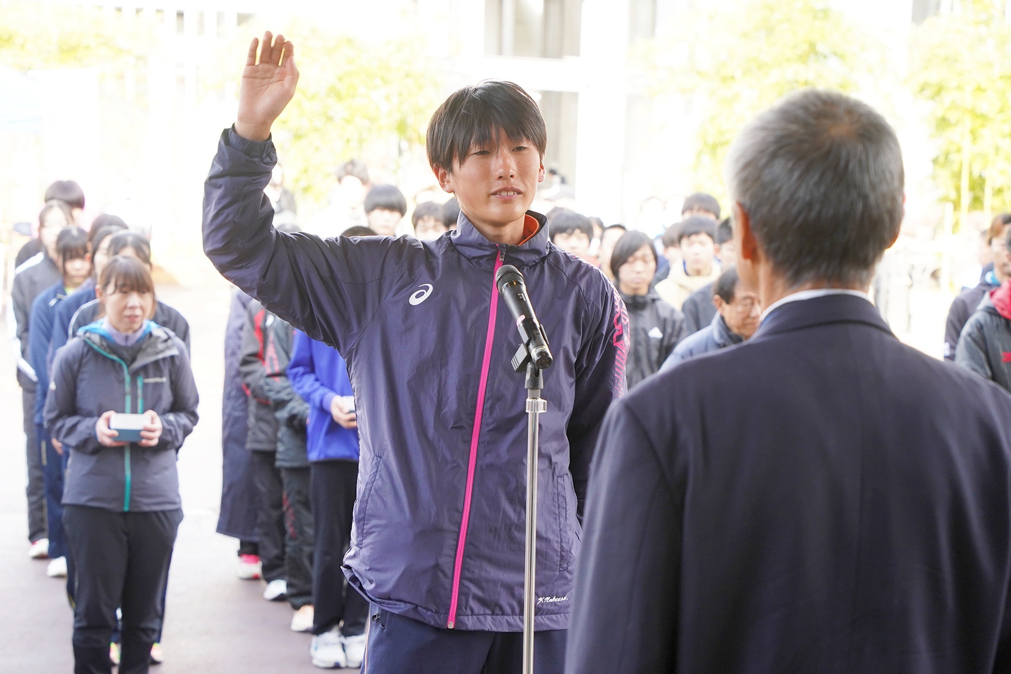 古川町市街地で飛騨駅伝競走大会が行われました