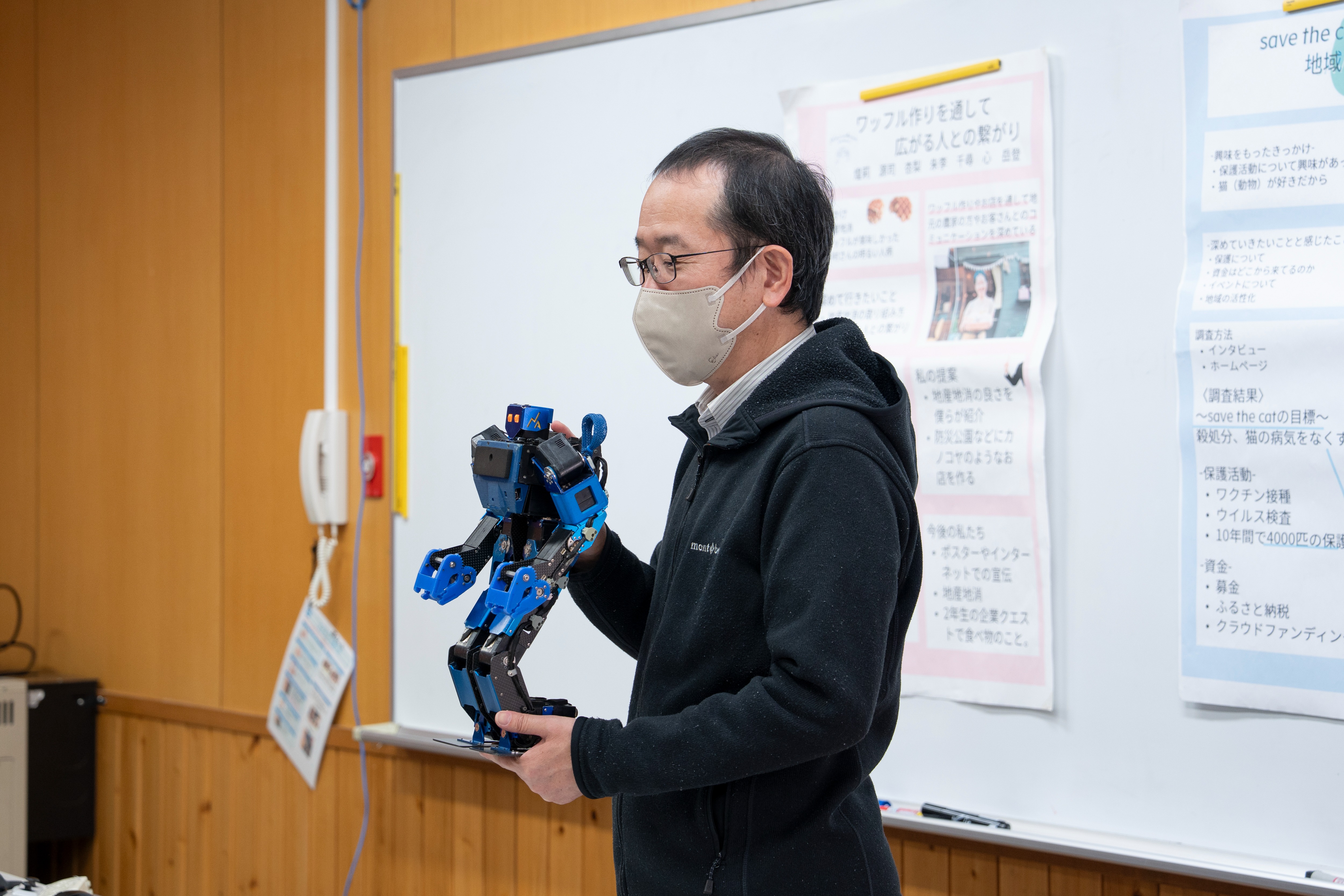 神岡中3年生がプログラミングを学びました