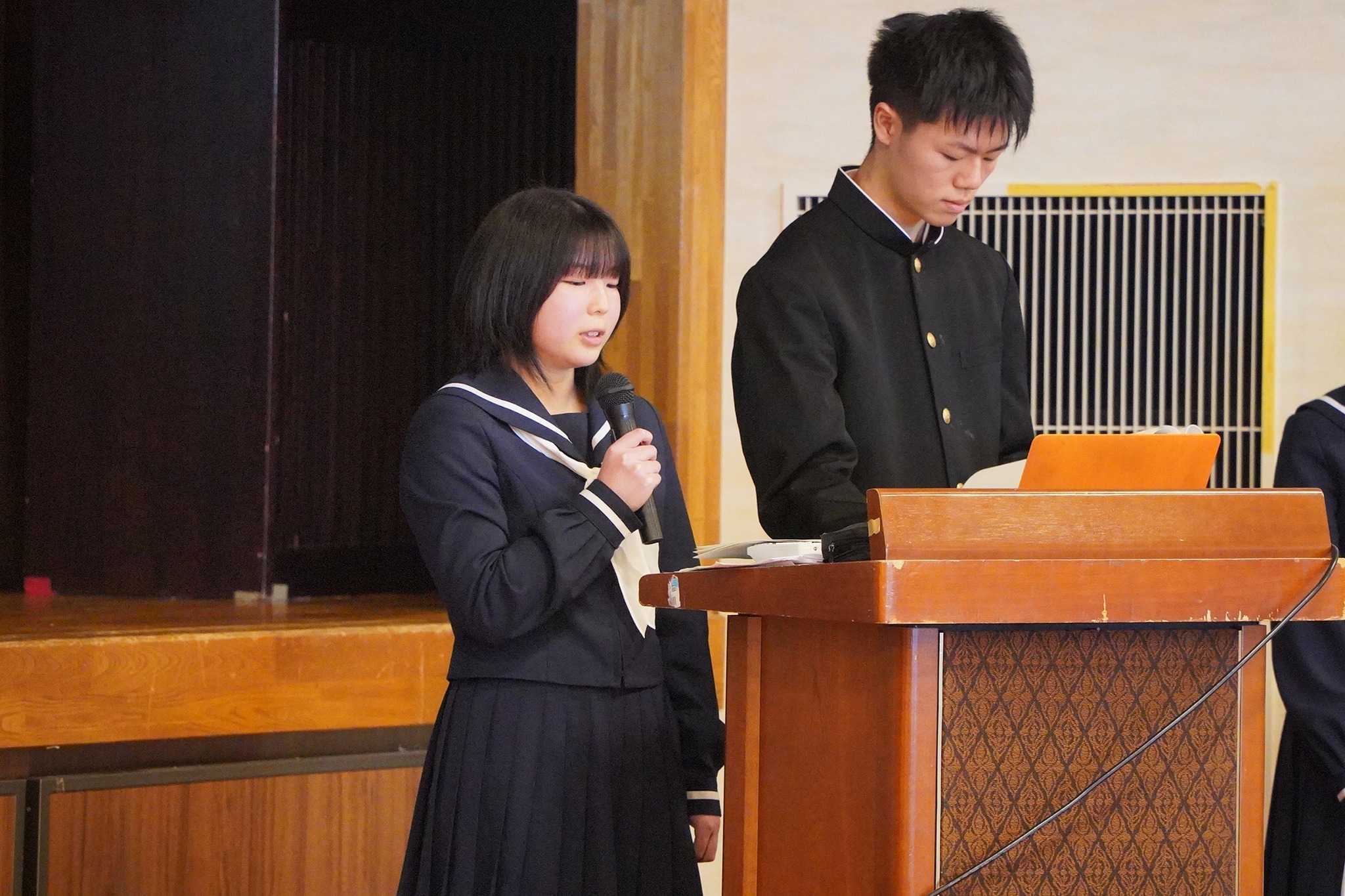 児童生徒らが実践してきた探究活動の成果を発表