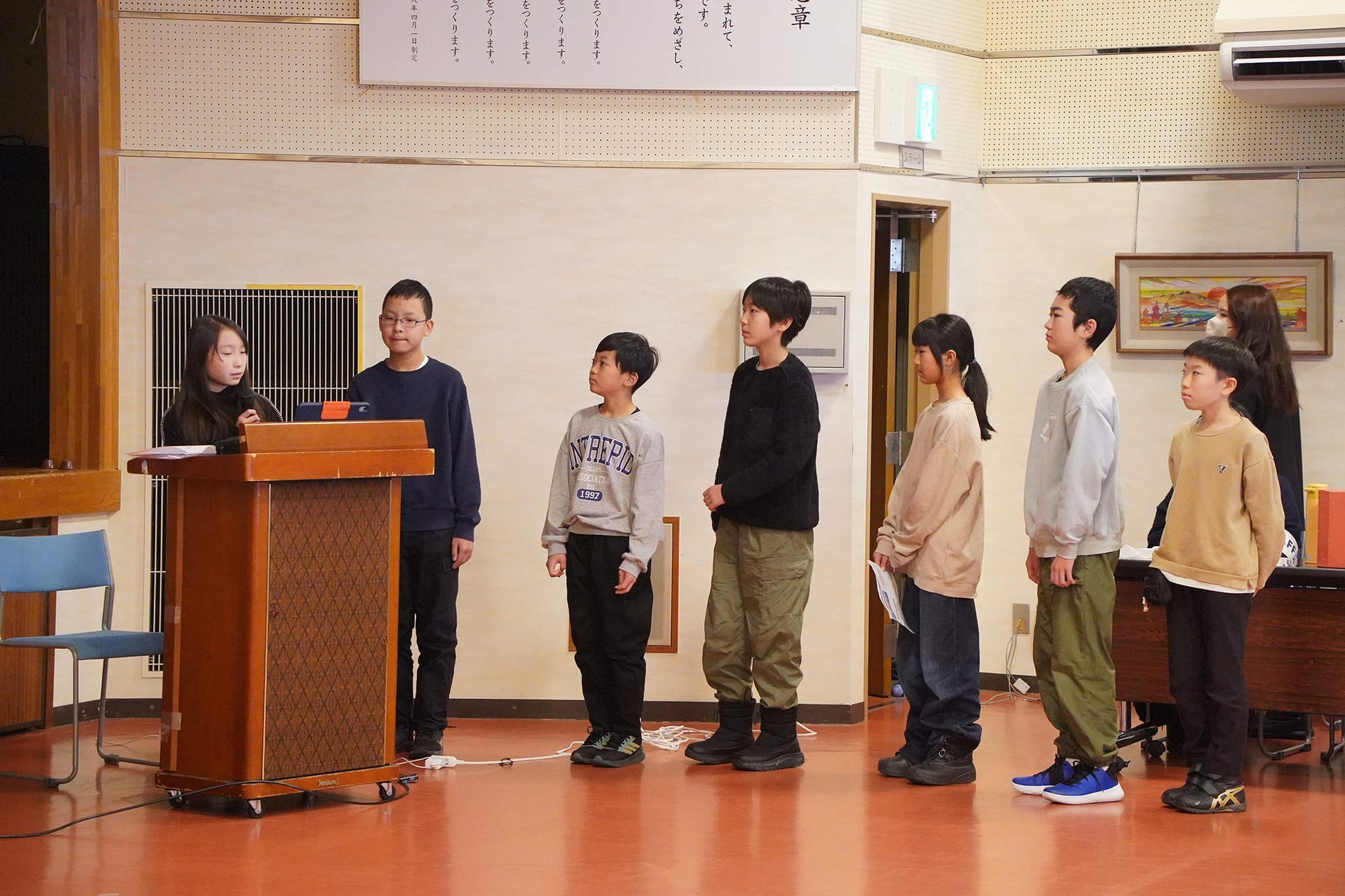 児童生徒らが実践してきた探究活動の成果を発表