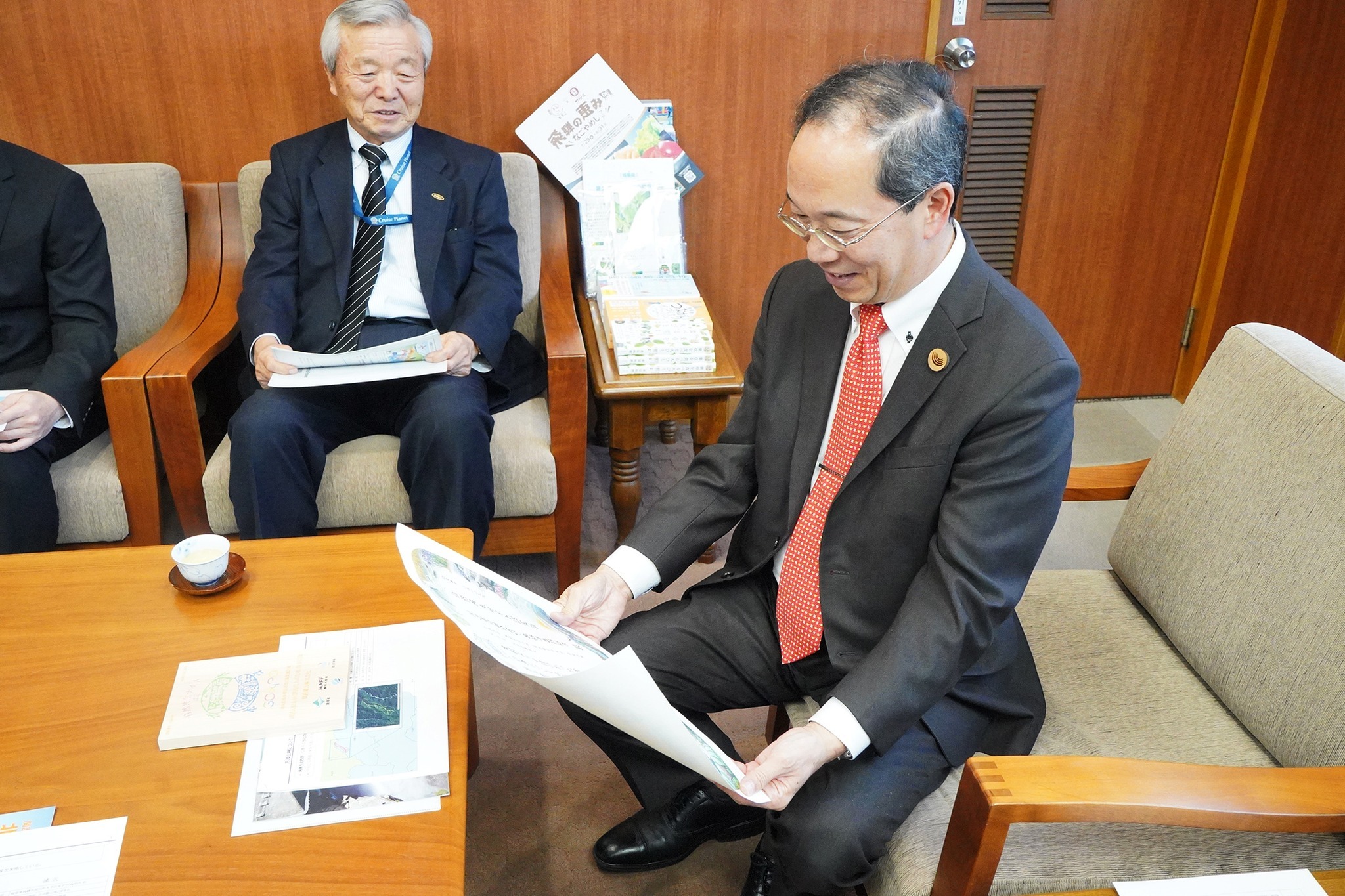 万波山林保全活動の「自然共生サイト」への認定を報告