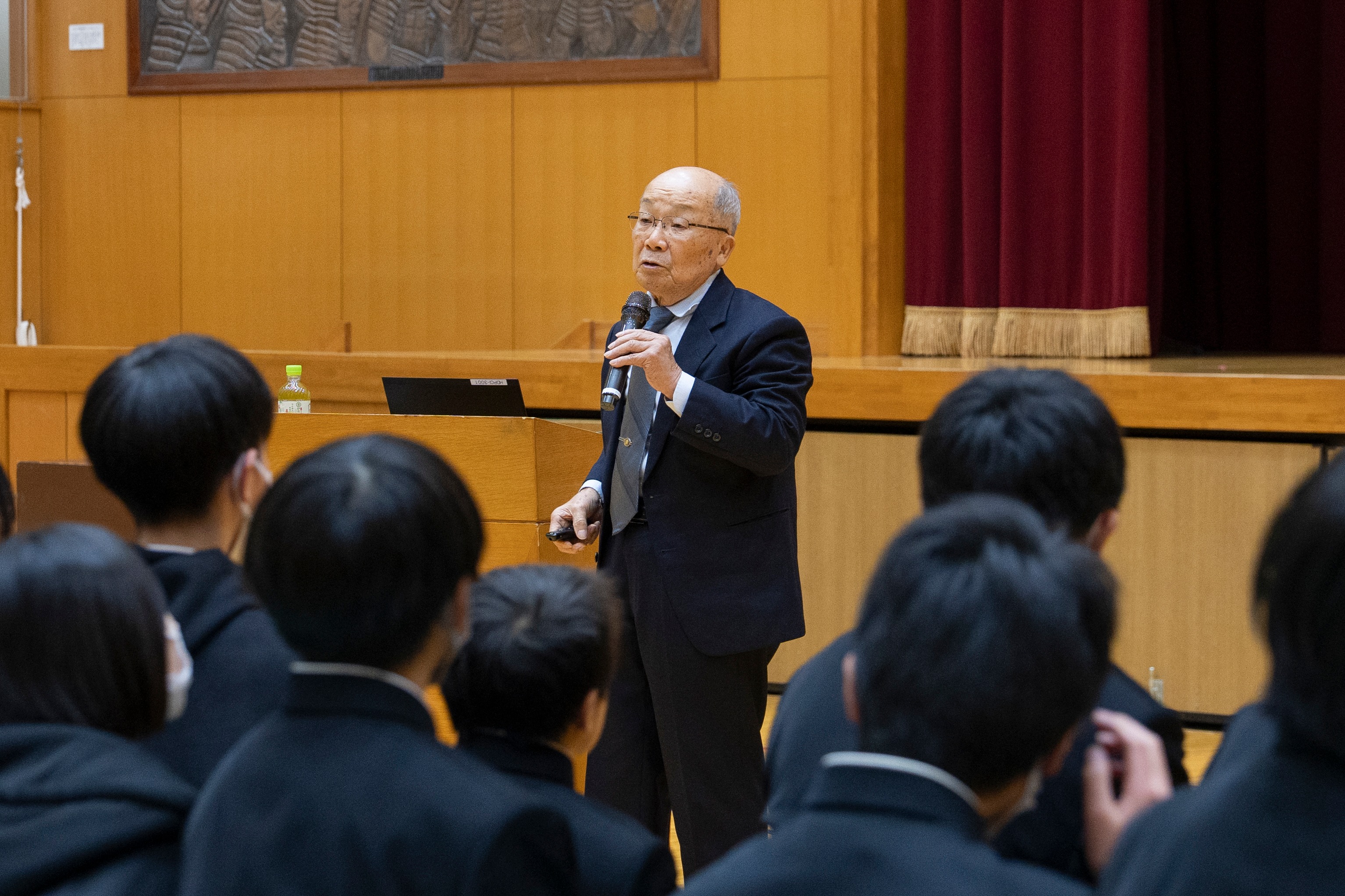 神岡中・山之村小中で被爆体験講話が行われました