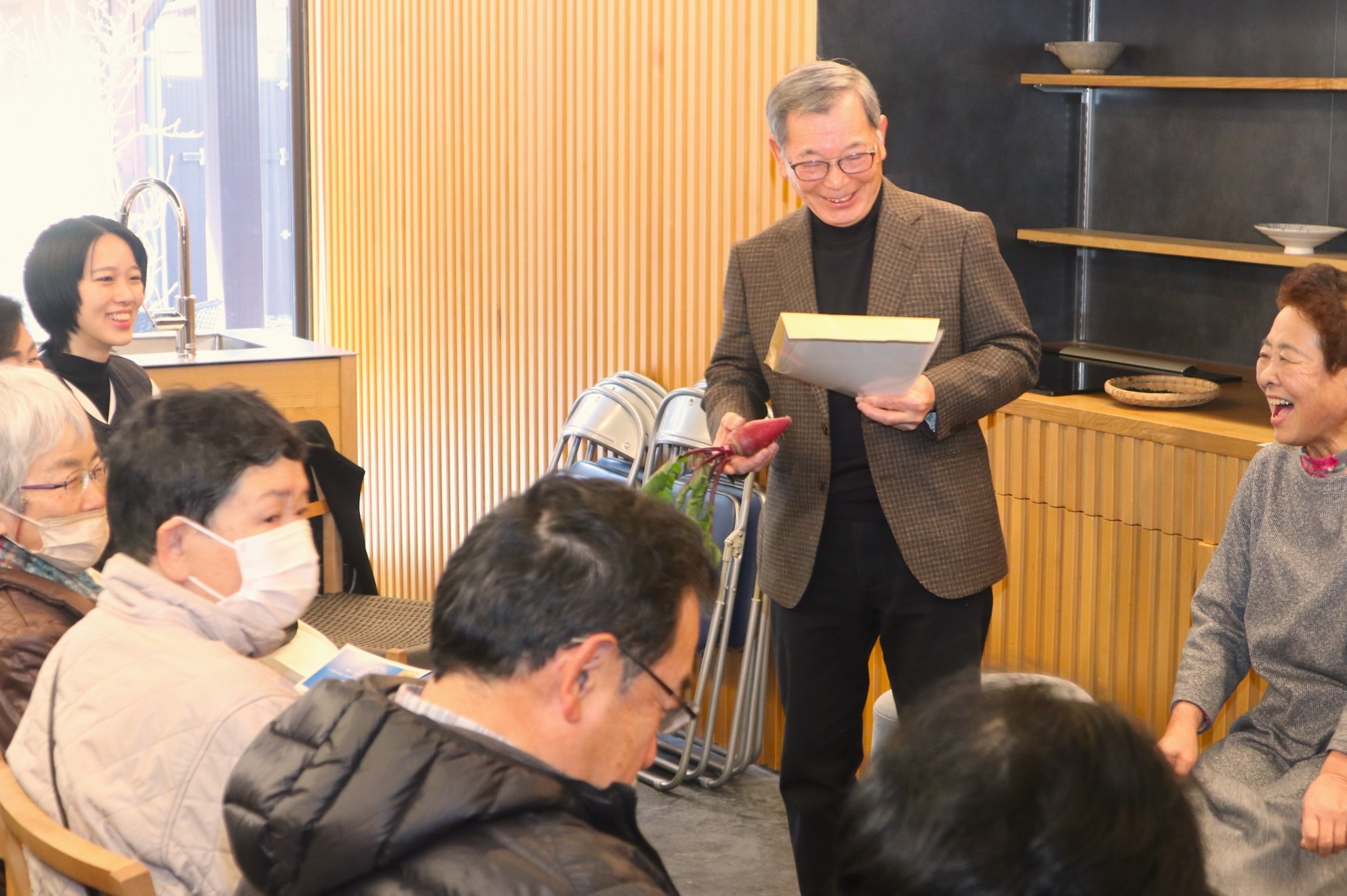 蕪（かぶ）テーマに伝承作物のお話会と試食会を開催